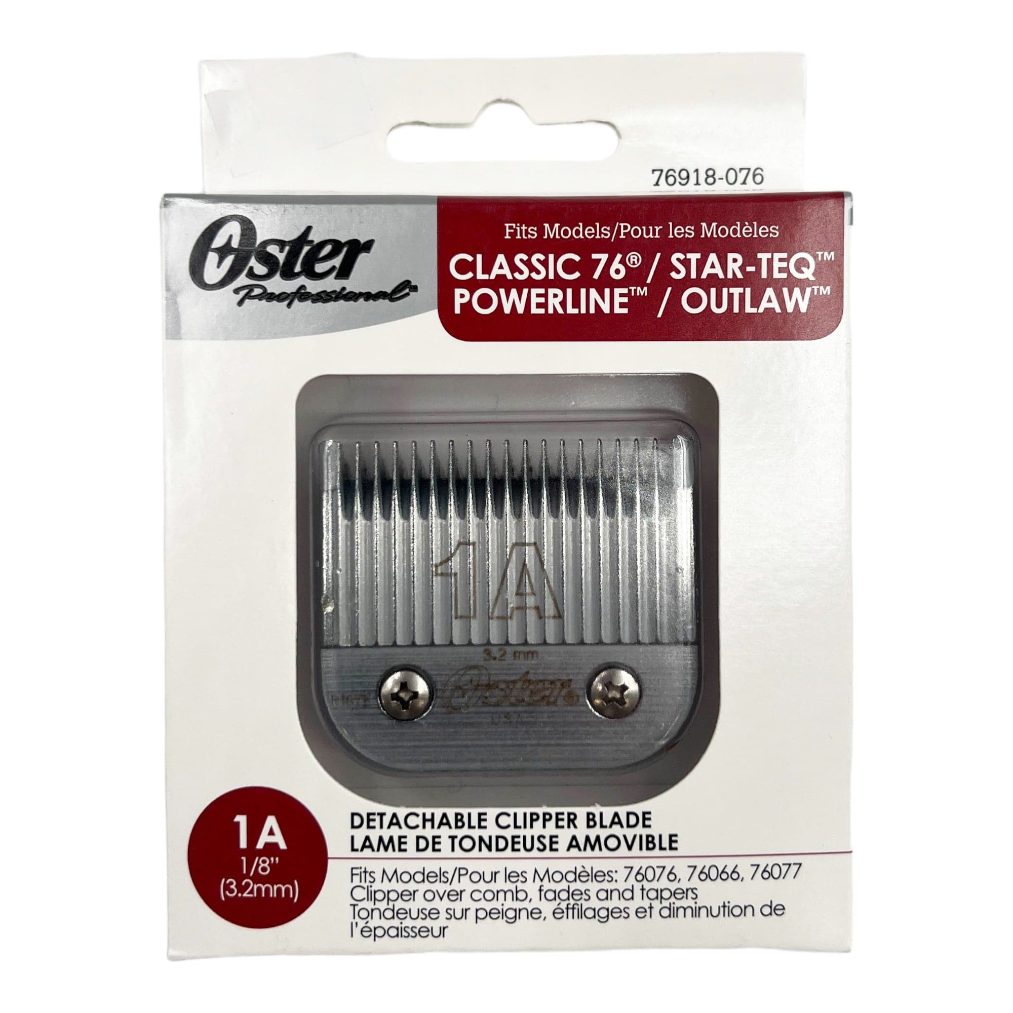 Oster - Detachable Blade Size 1A 3.2mm 076918-076