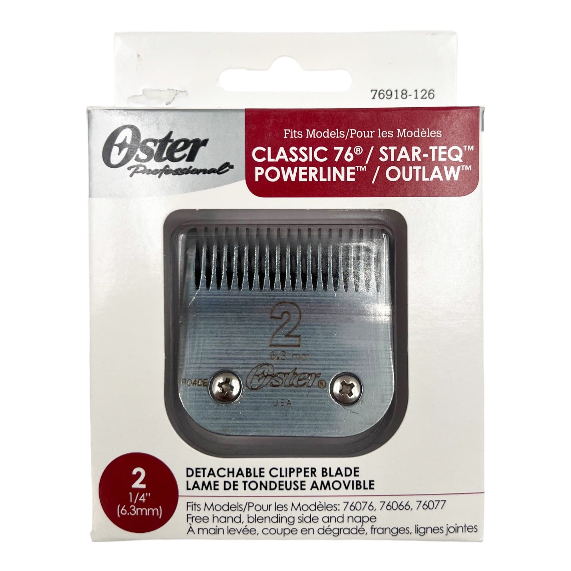 Oster - Detachable Blade Size 2 - 6.3mm 076918-126
