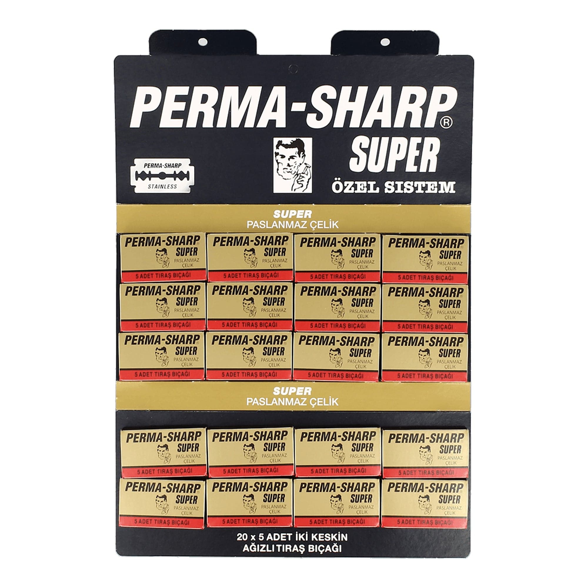 Perma-Sharp - Double Edge Razor Blades 20x5pcs