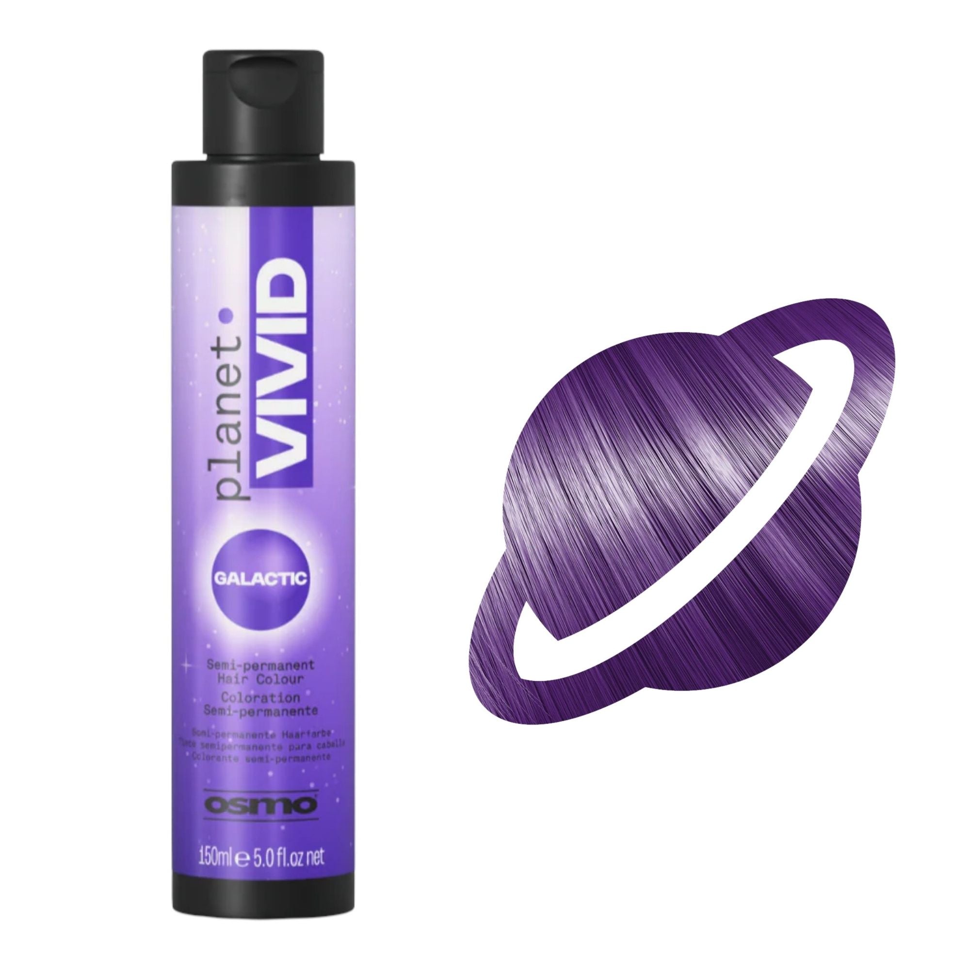 Osmo - Planet Vivid Semi-Permanent Hair Colour Galactic (Purple) 150ml