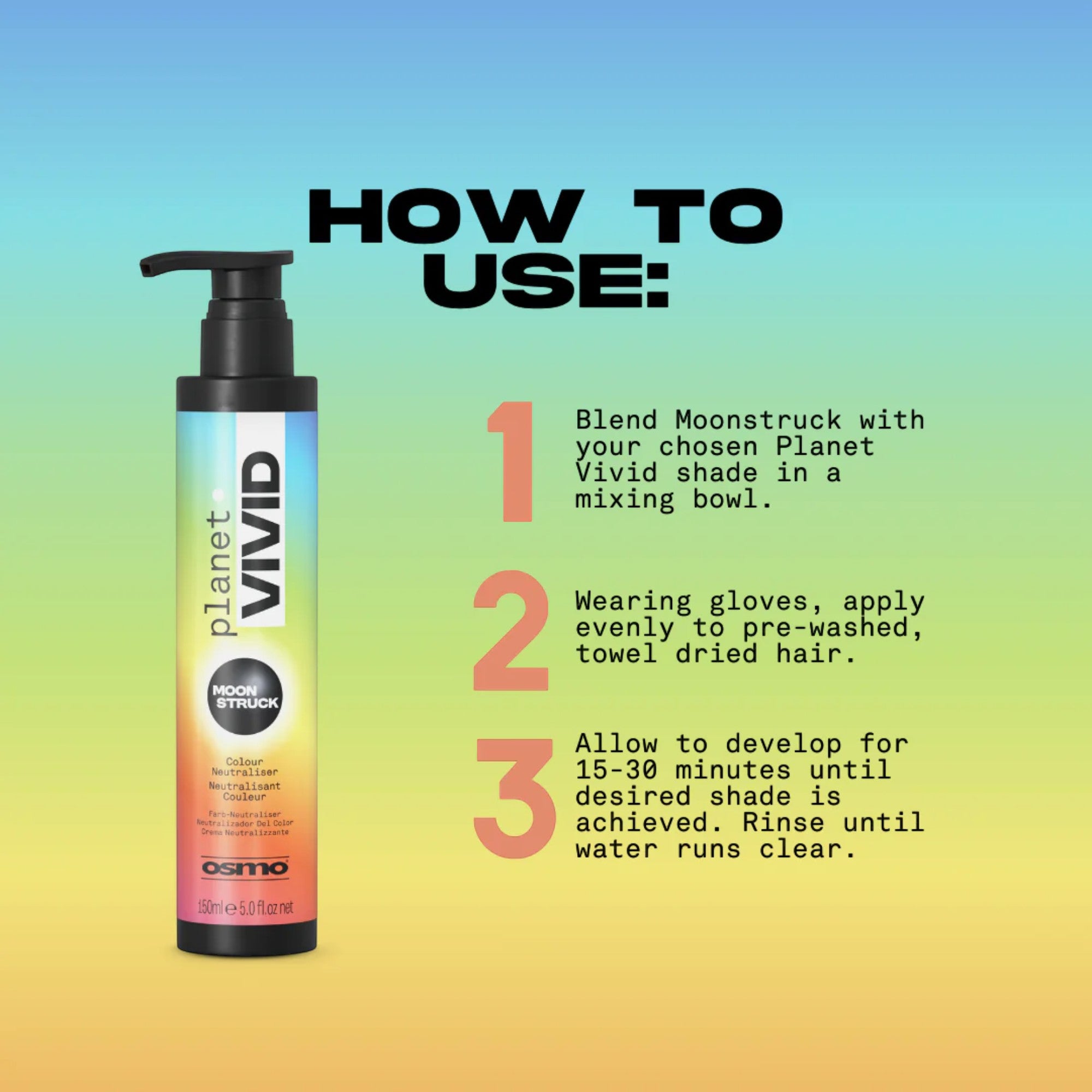 Osmo - Planet Vivid Semi-Permanent Hair Colour Moonstruck Colour Neutraliser 150ml