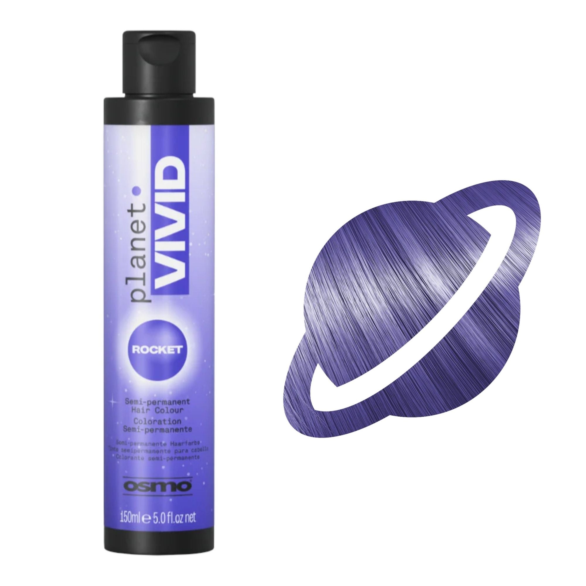 Osmo - Planet Vivid Semi-Permanent Hair Colour Rocket (Violet) 150ml