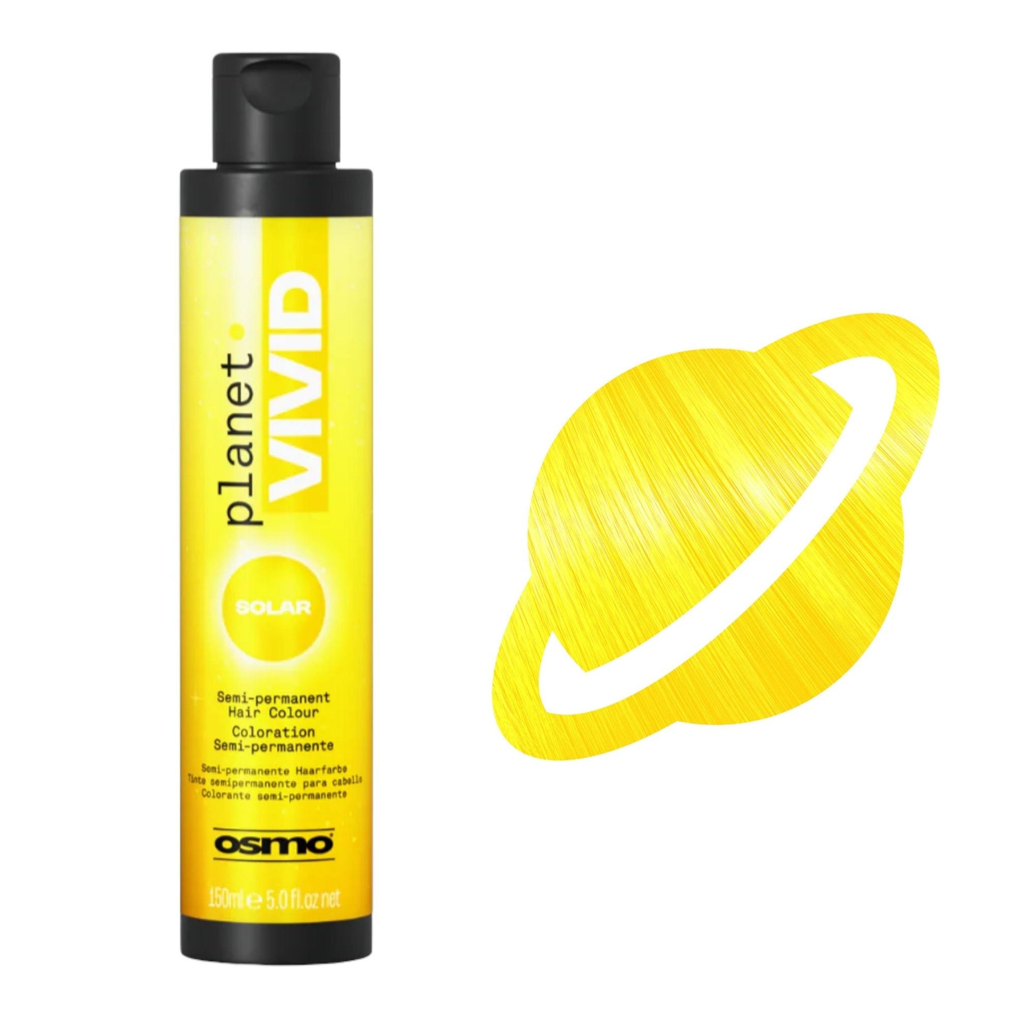 Osmo - Planet Vivid Semi-Permanent Hair Colour Solar (Yellow) 150ml
