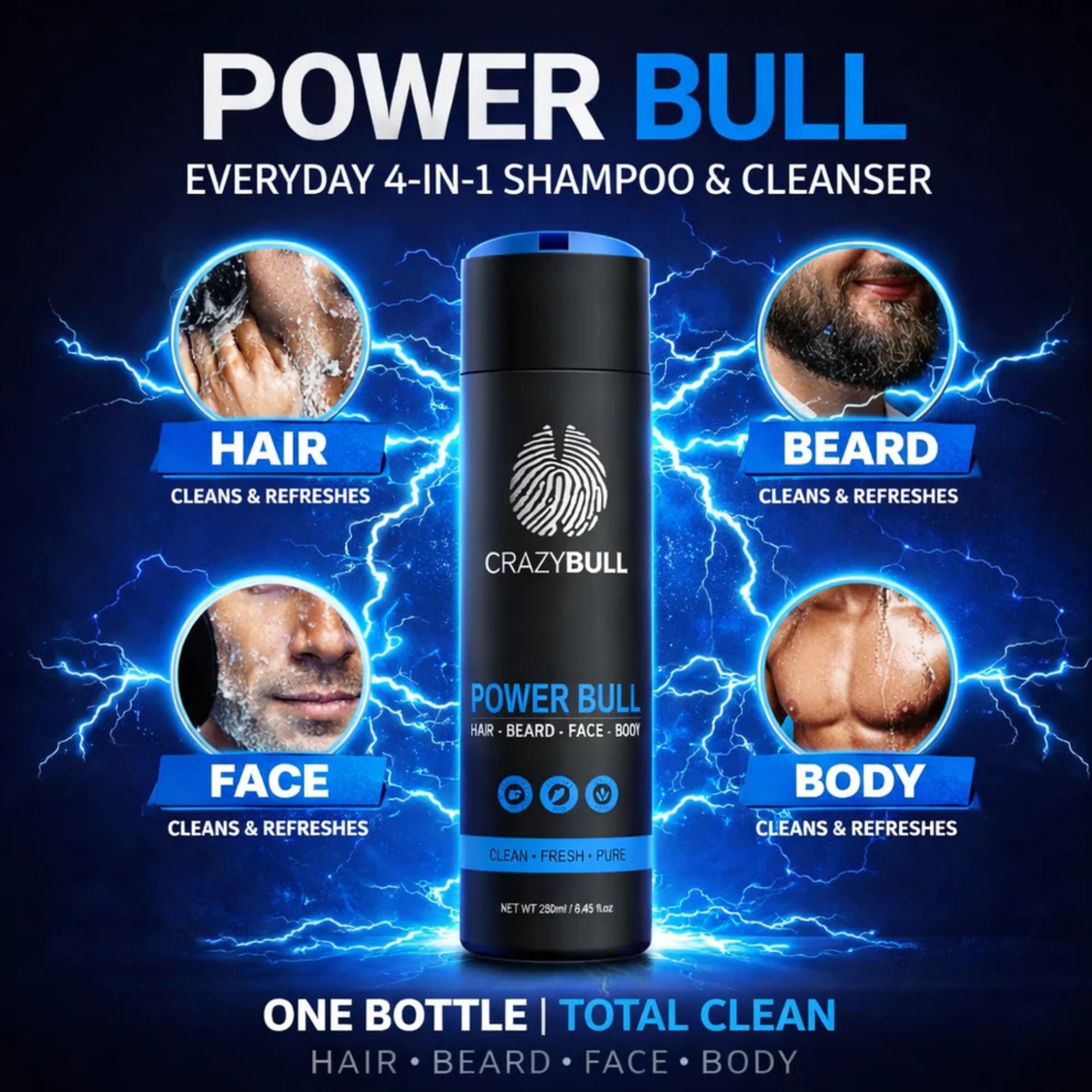 Crazy Bull - Power Bull Shampoo 250ml