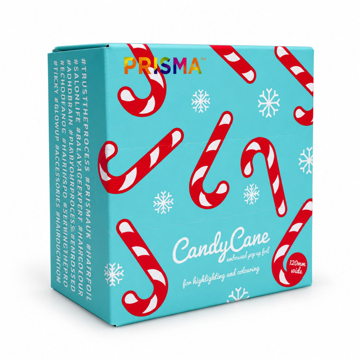 Prisma - Pop-Up Embossed Foil Candy Cane 120mm x 273mm 500 Sheets