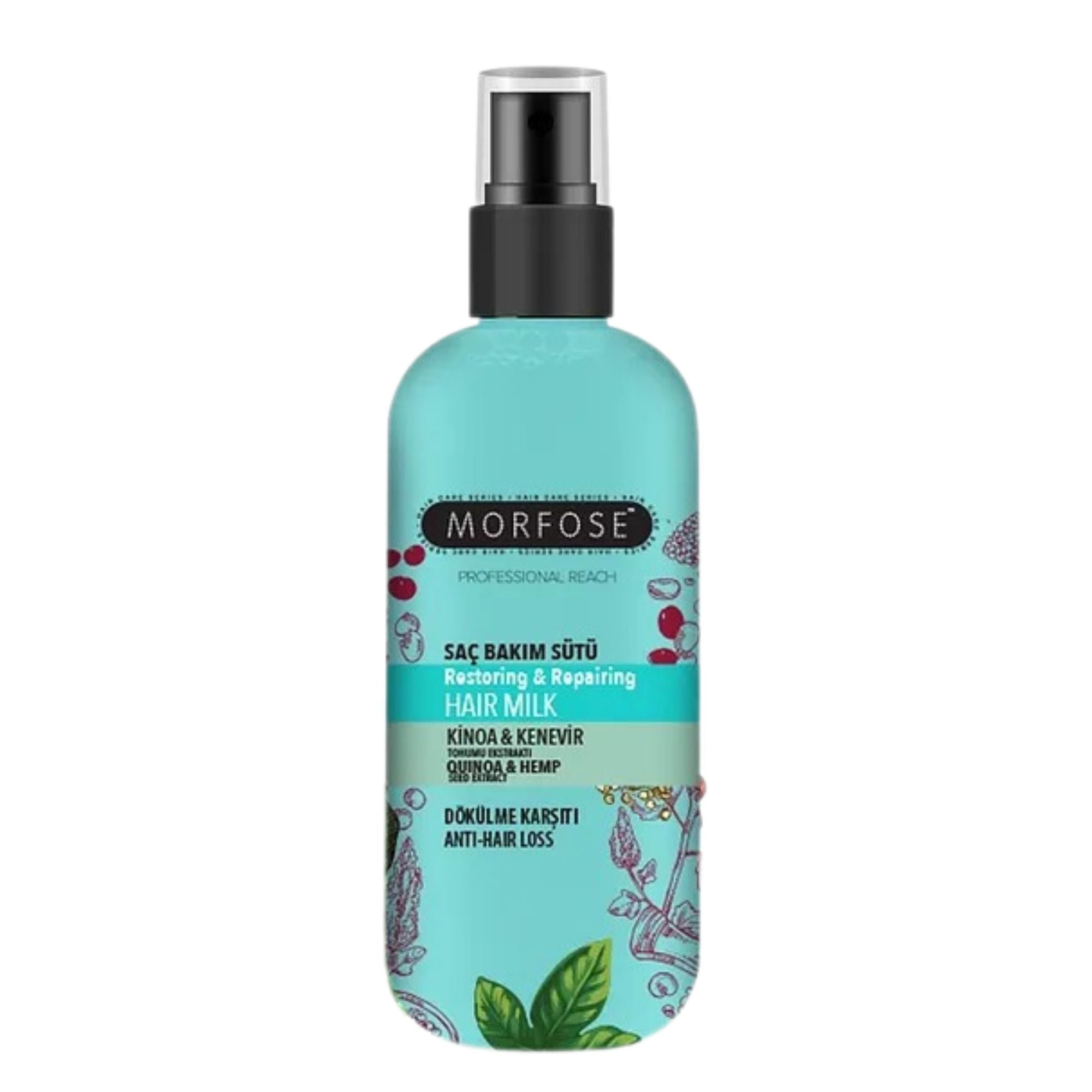 Morfose - Quinoa & Hemp Restoring & Repairing Hair Milk 300ml