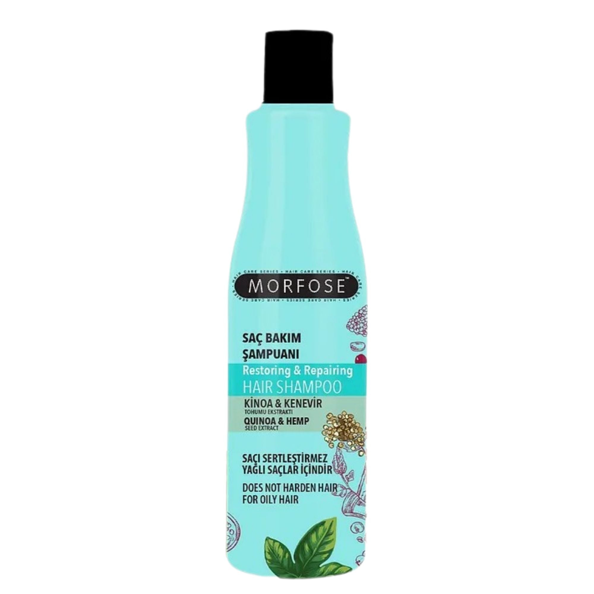 Morfose - Quinoa & Hemp Restoring & Repairing Shampoo 500ml