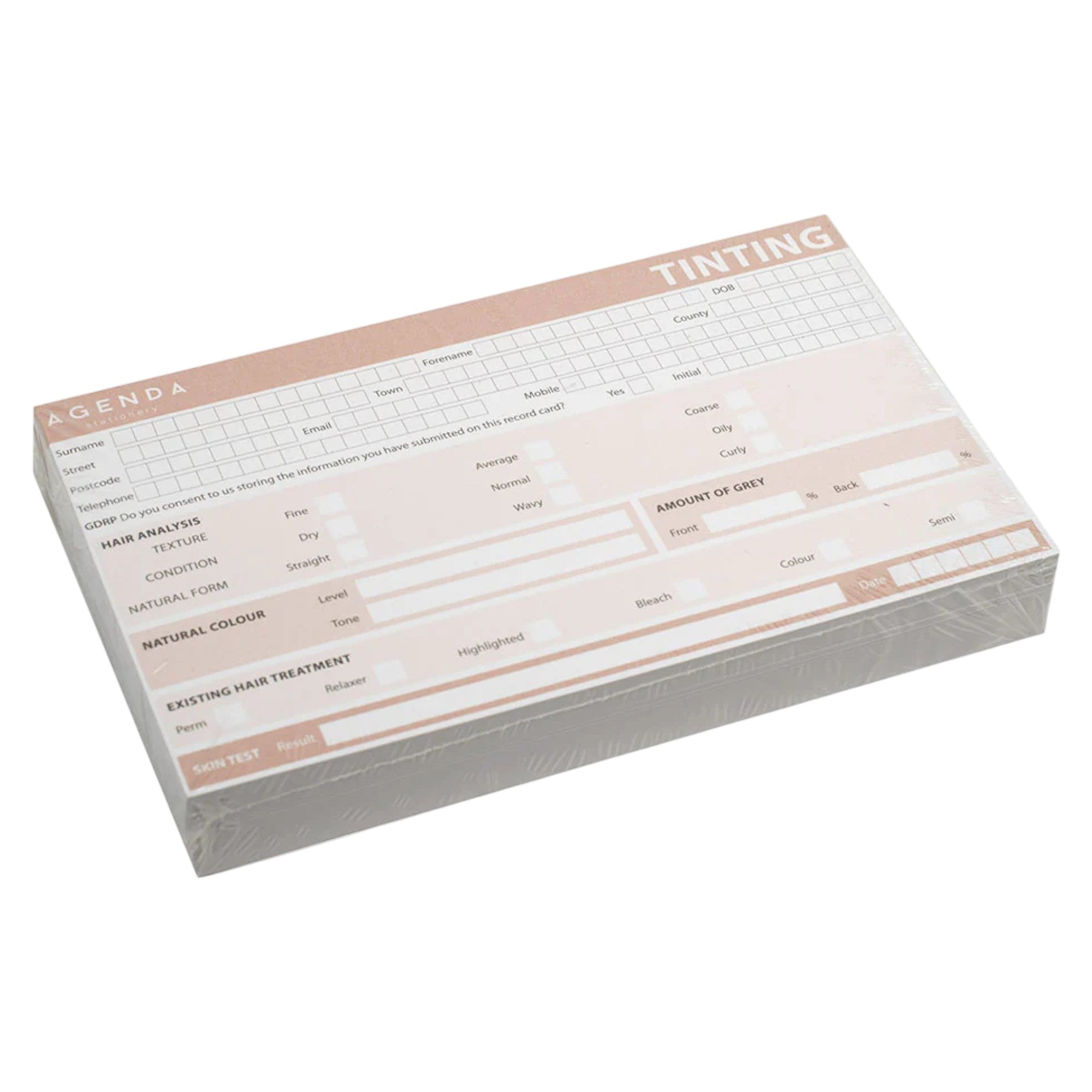 Agenda - Record Cards 100s