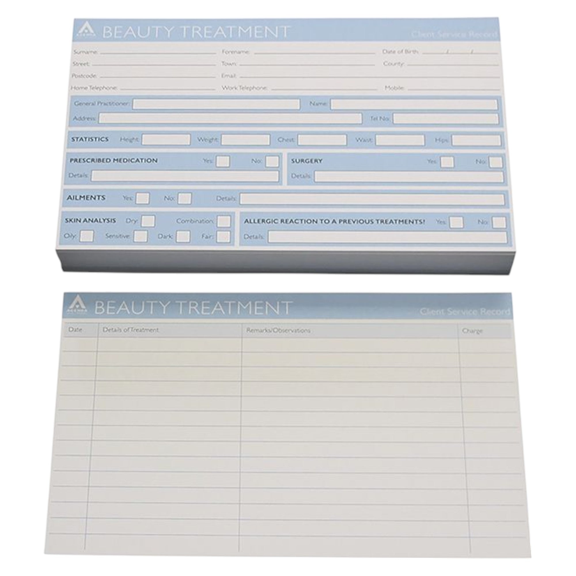 Agenda - Record Cards 100s