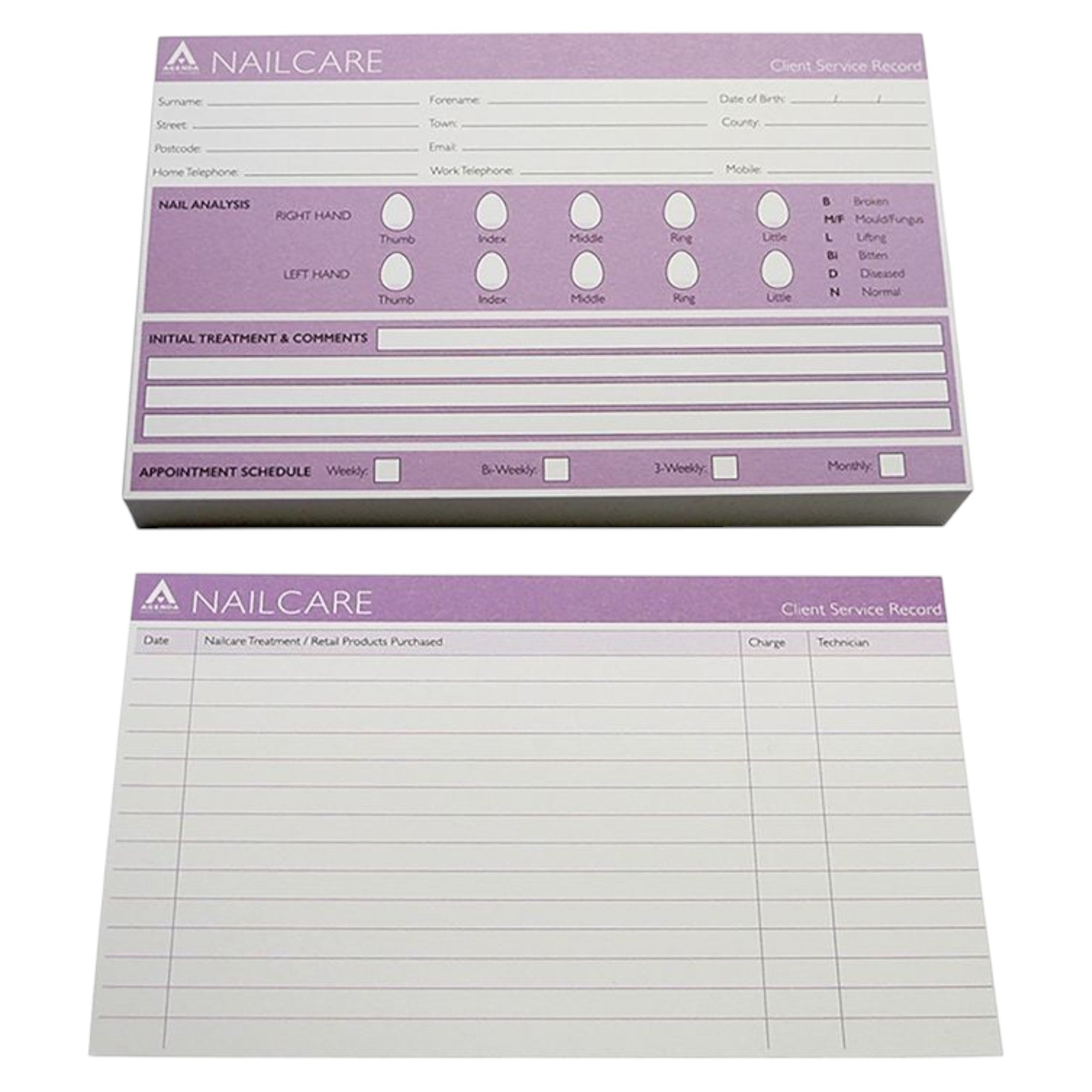 Agenda - Record Cards 100s