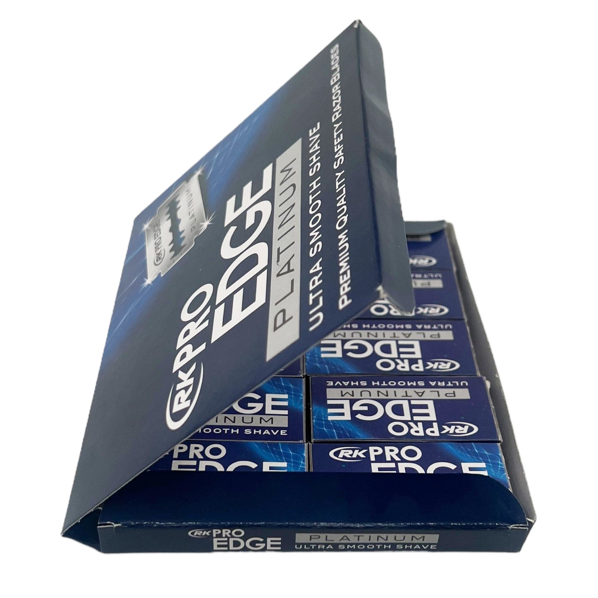 RK Pro Edge - Platinum Super Stainless Double Edge Razor Blade 10x10pcs
