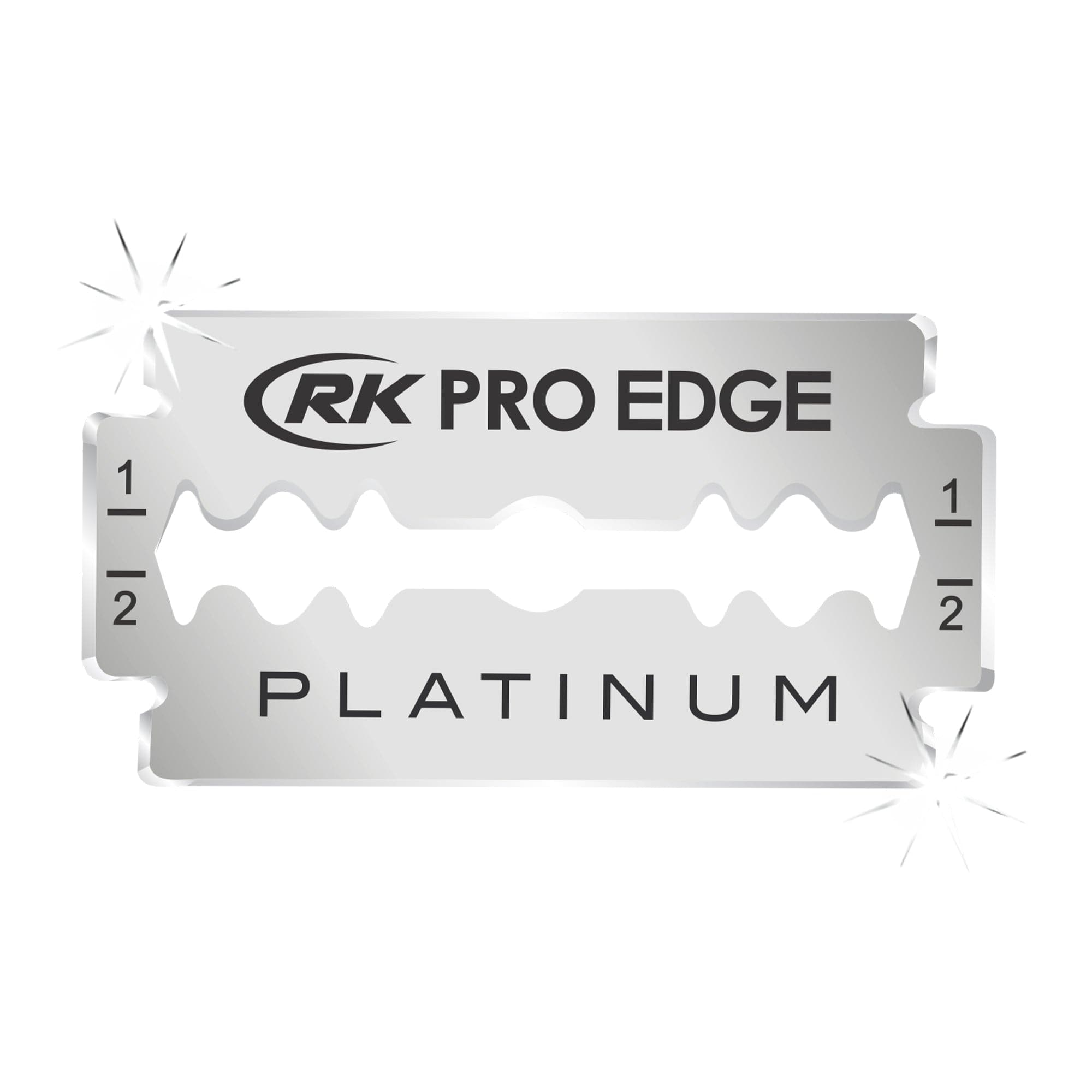RK Pro Edge - Platinum Double Edge Razor Blade 10x10pcs