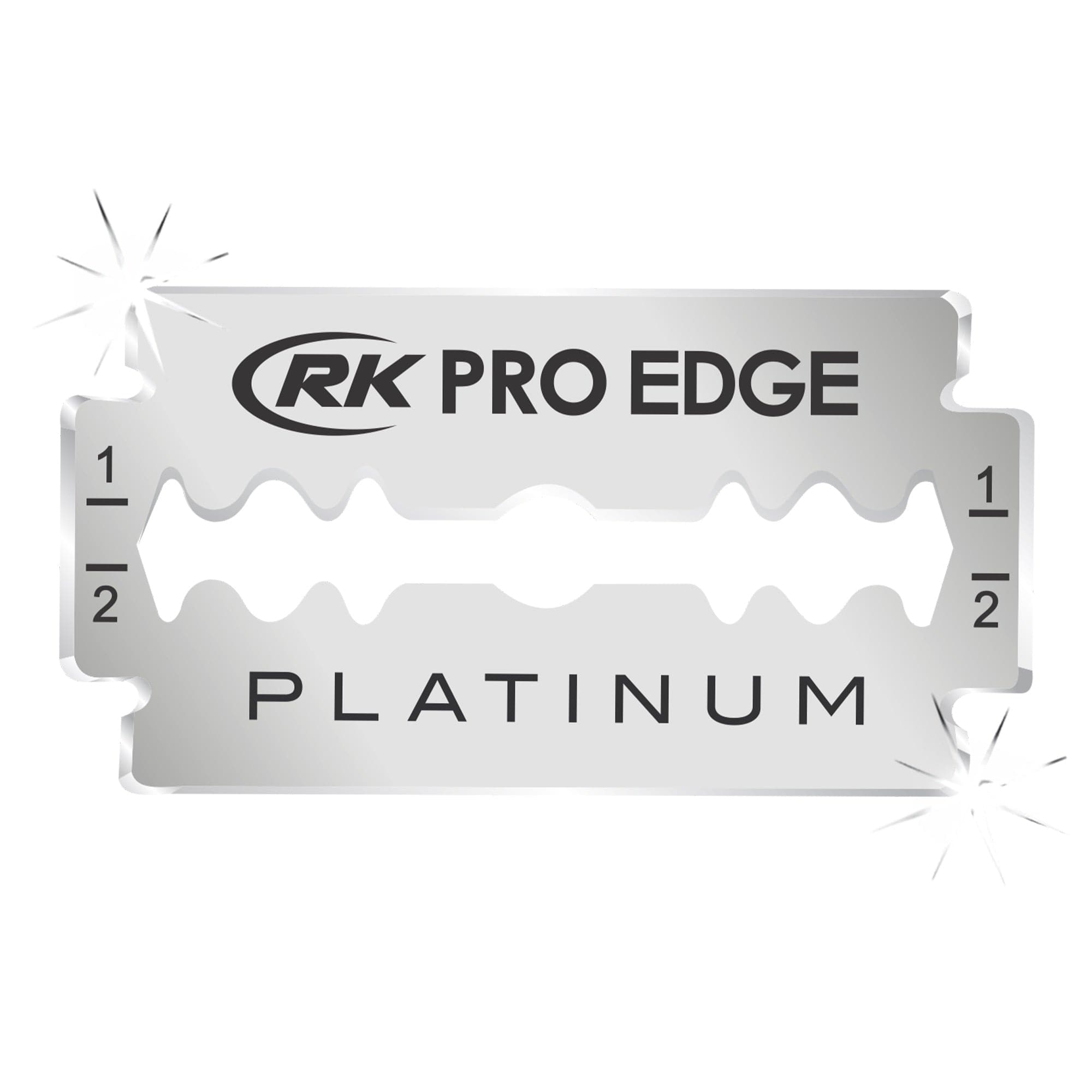 RK Pro Edge - Platinum Double Edge Razor Blade Sleeve 20x5pcs