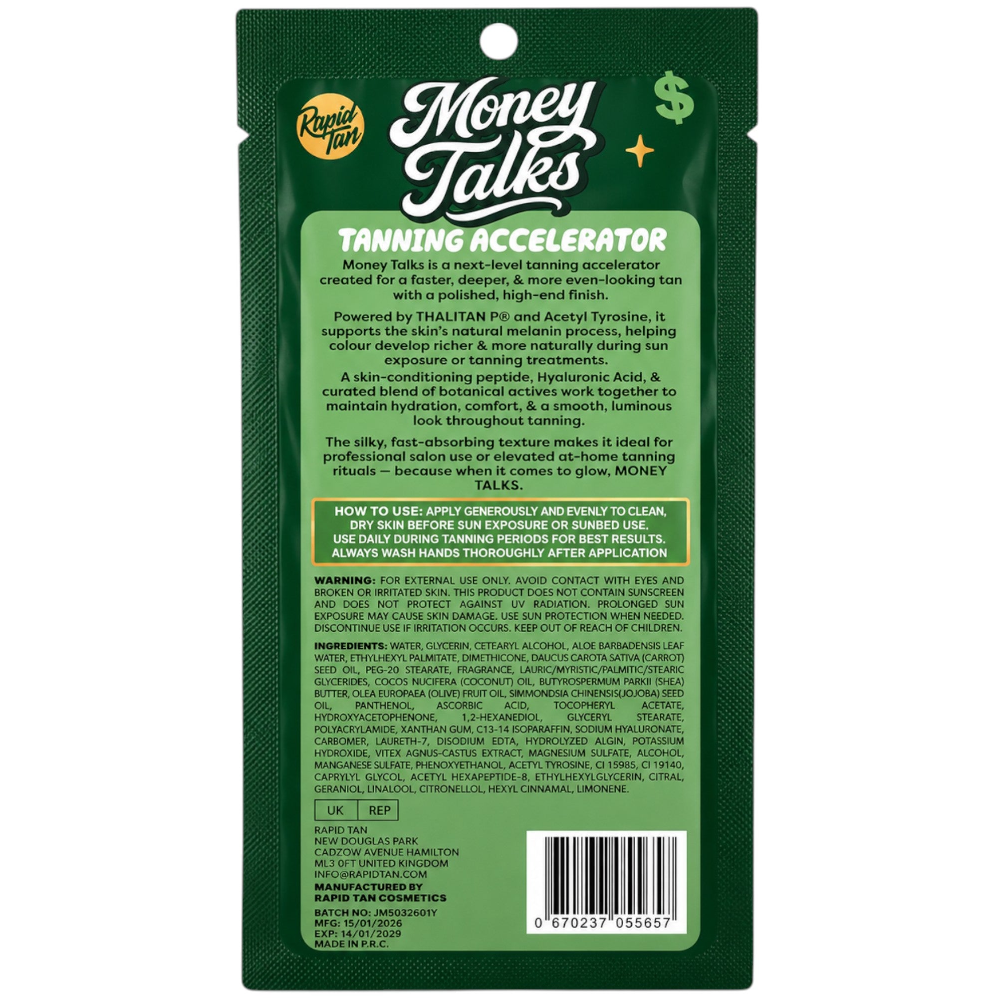 Rapid Tan - Money Talks Tanning Accelerator 20ml
