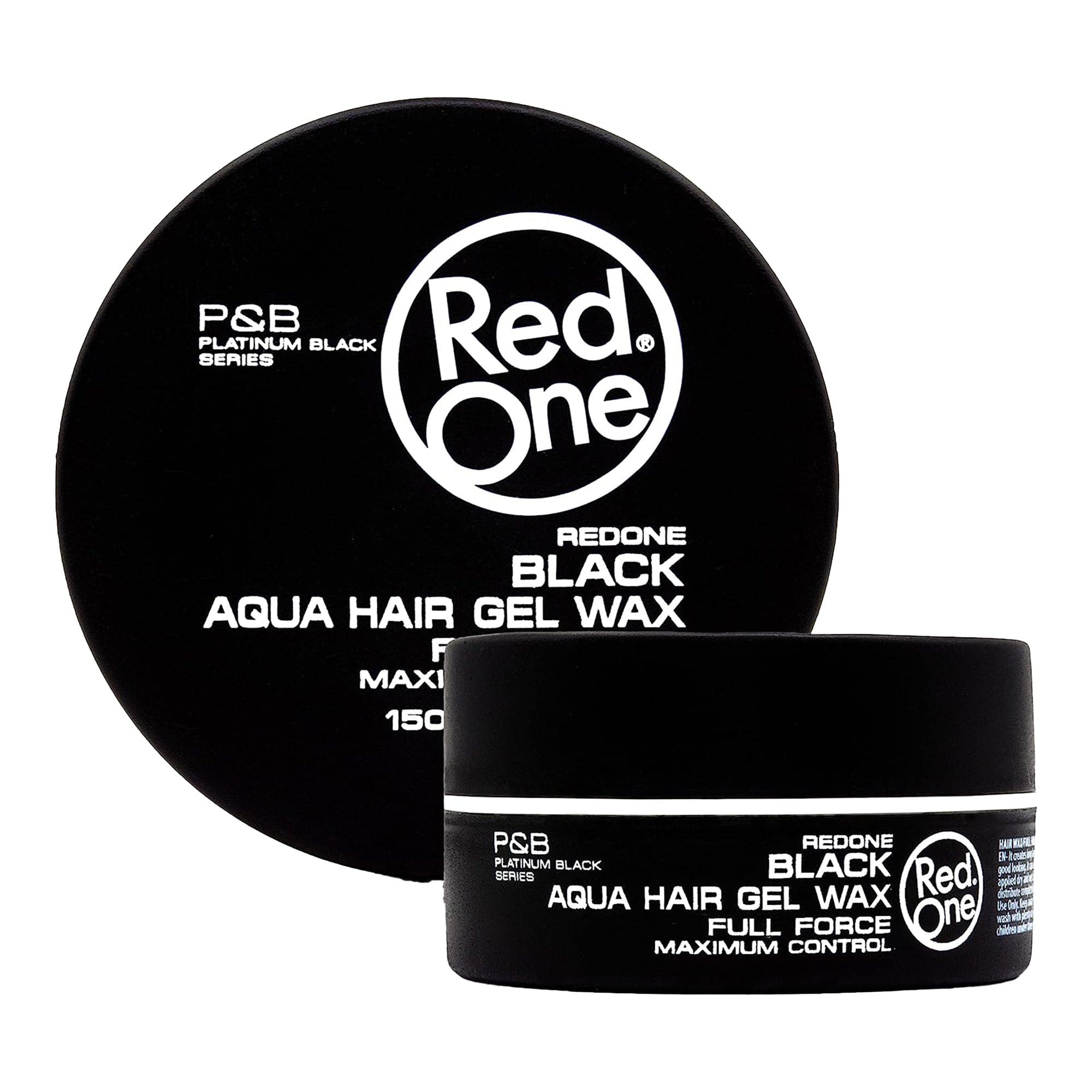 Redone - Aqua Hair Gel Wax Black Full Force Maximum Control 150ml