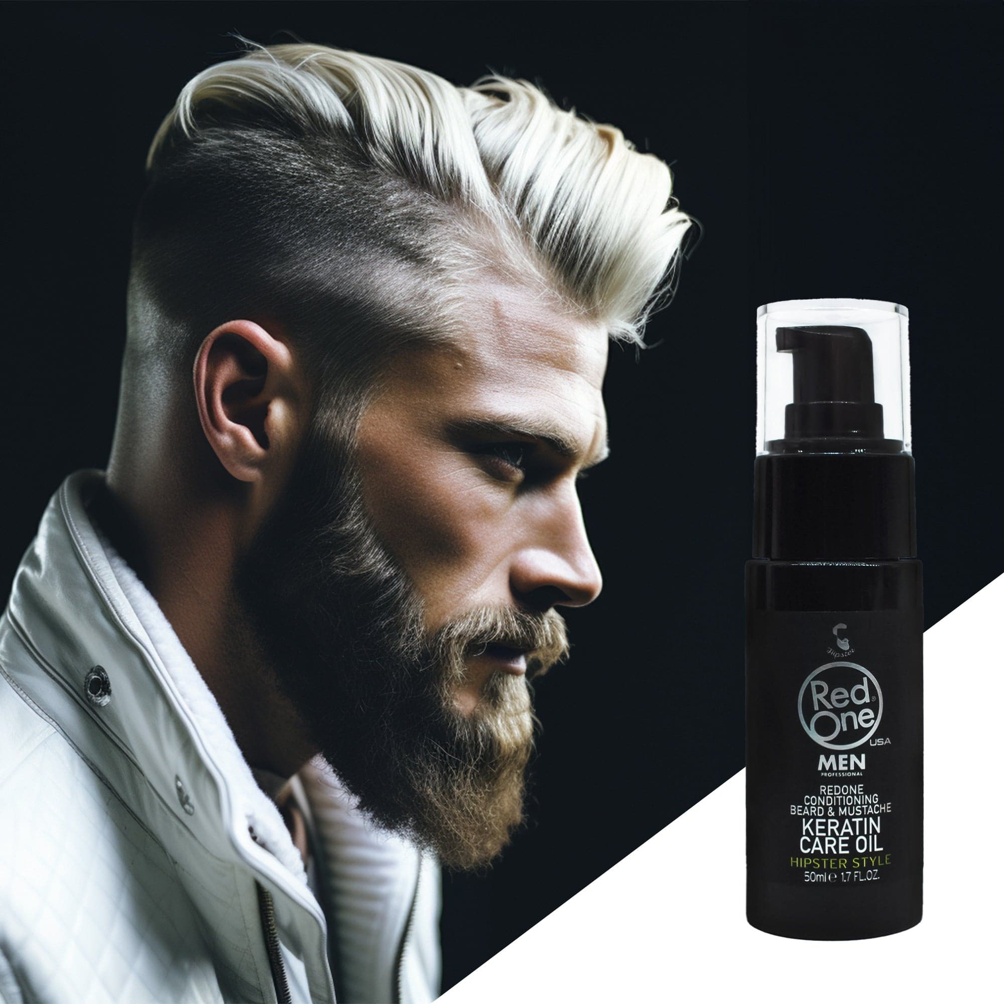 Redone - Beard & Mustache Conditioning Keratin Oil Care 50ml