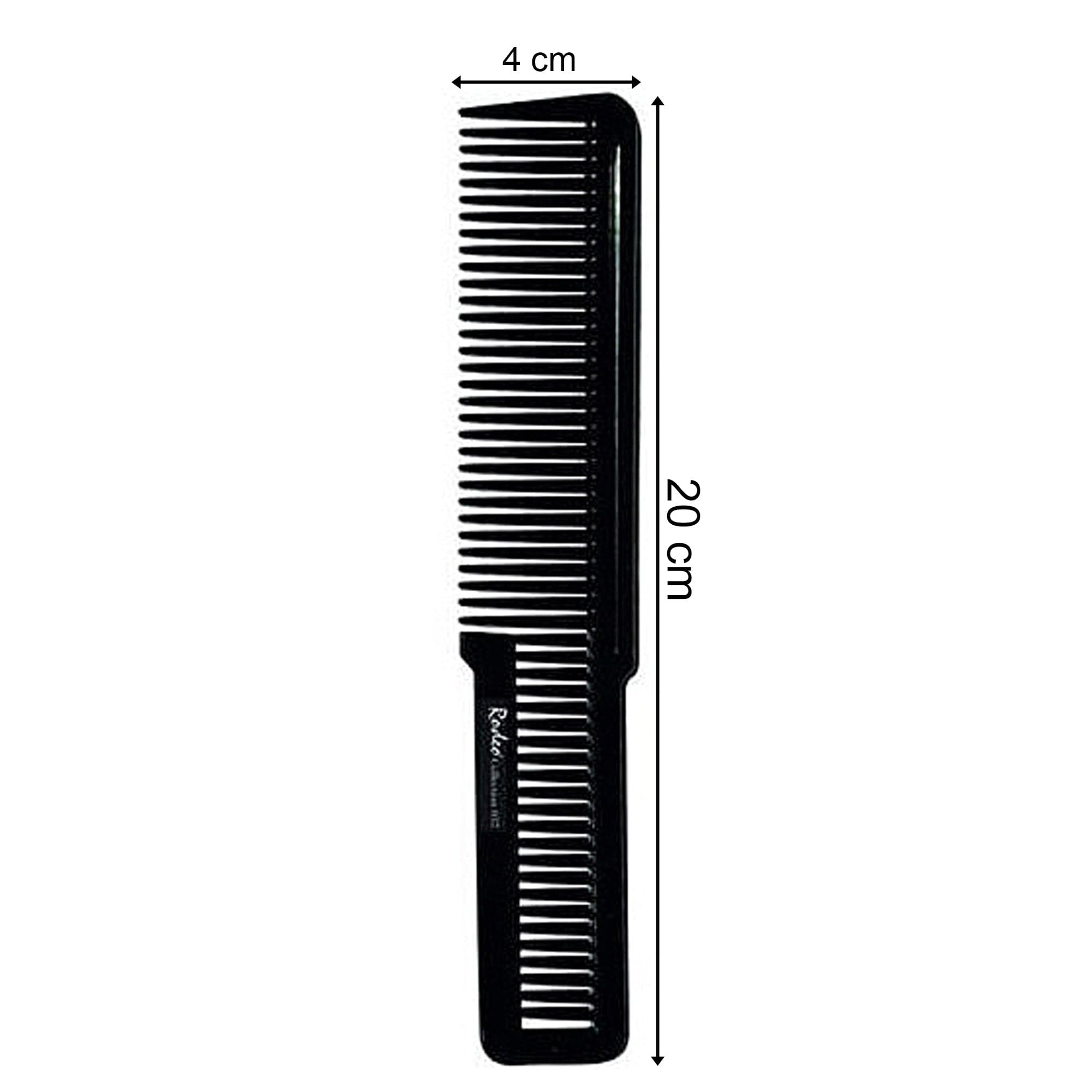 Rodeo - Flat Top Comb No.037 Black 20cm