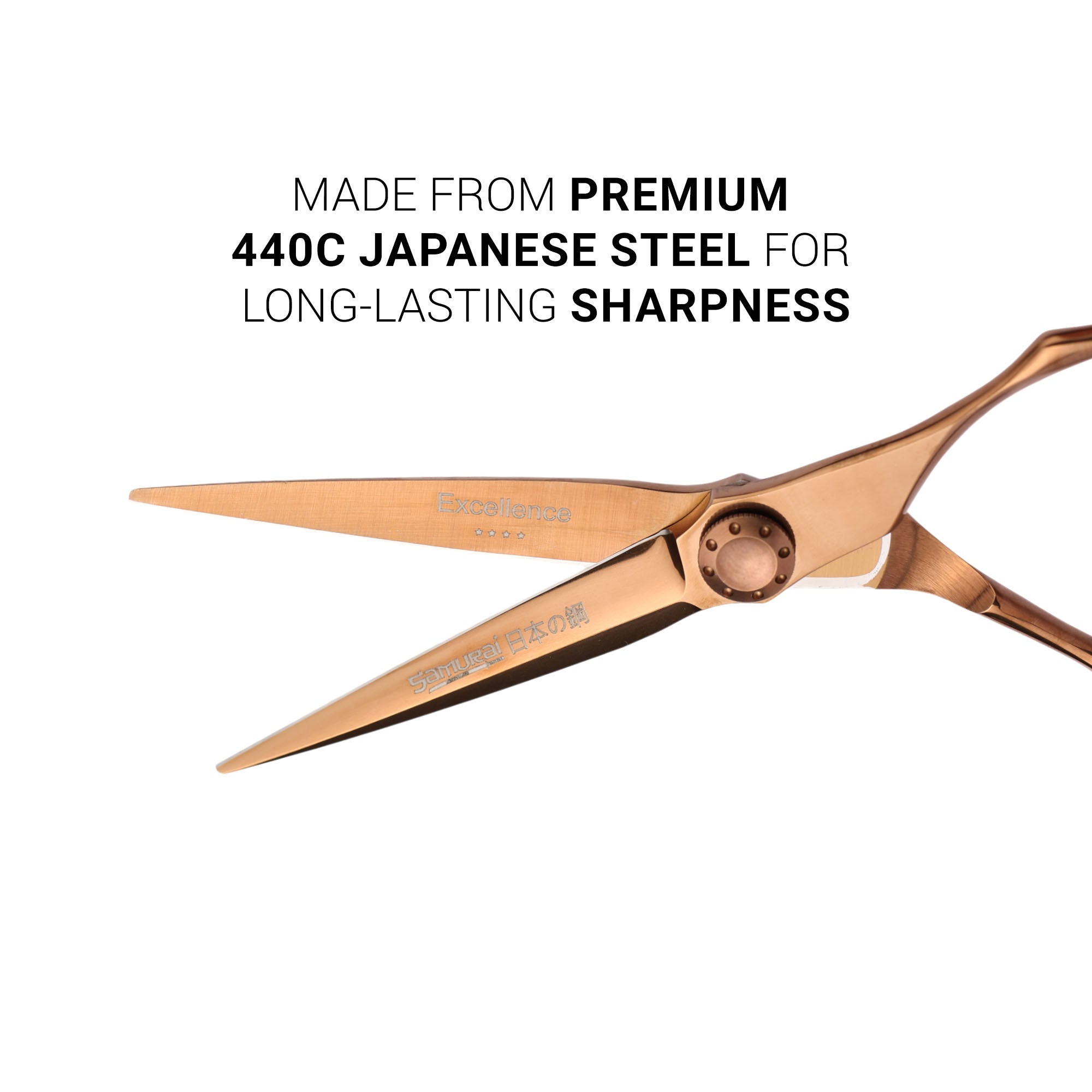 Samurai - 101-630 Classic Pro Rose Gold Premium Scissors 5.75 Inch (14.5cm)