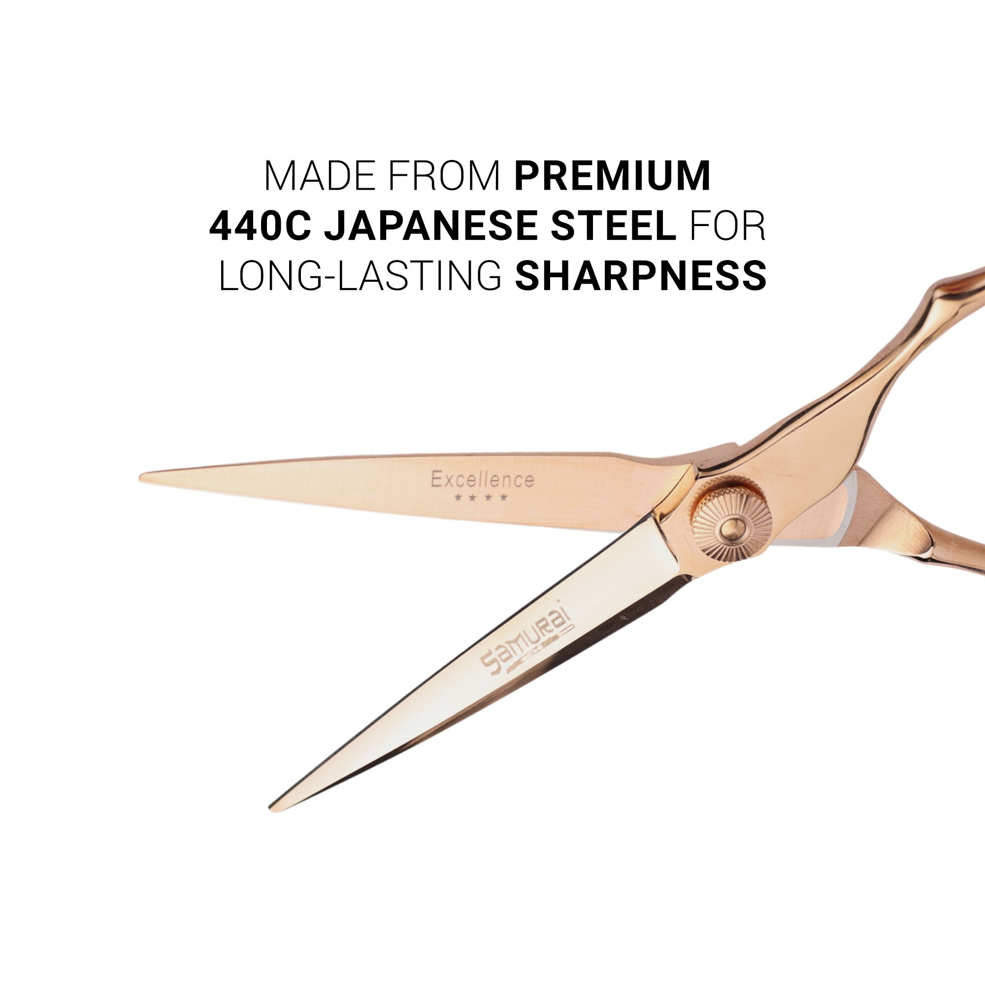 Samurai - 101-660 Classic Pro Rose Gold Premium Scissors 6 Inch (16cm)