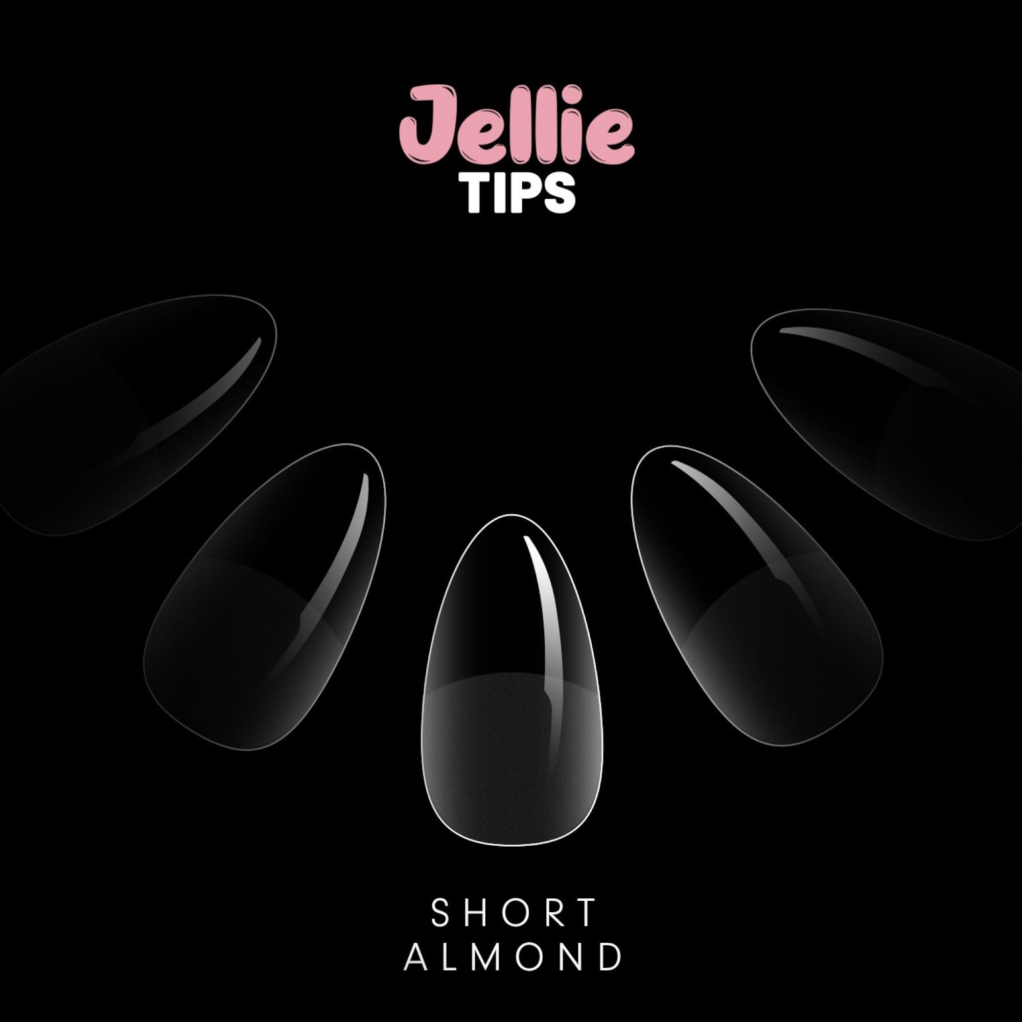 Halo - Jellie Nail Tips Almond 0-11 Sizes