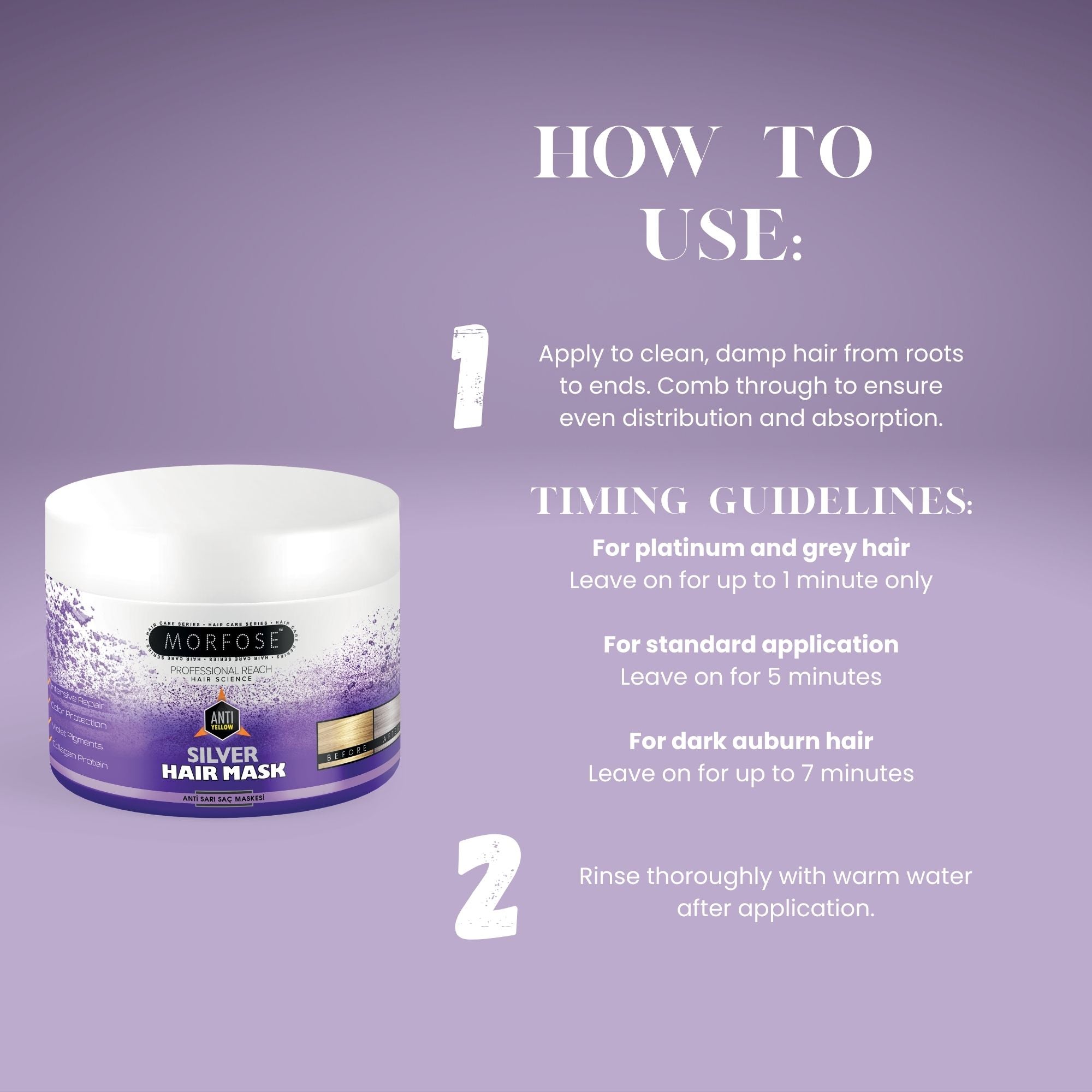 Morfose - Silver Hair Mask 500ml