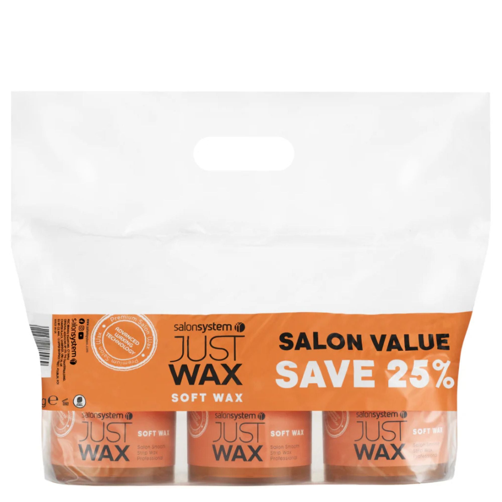 Salon System - Soft Wax Salon Value 3 x 450g