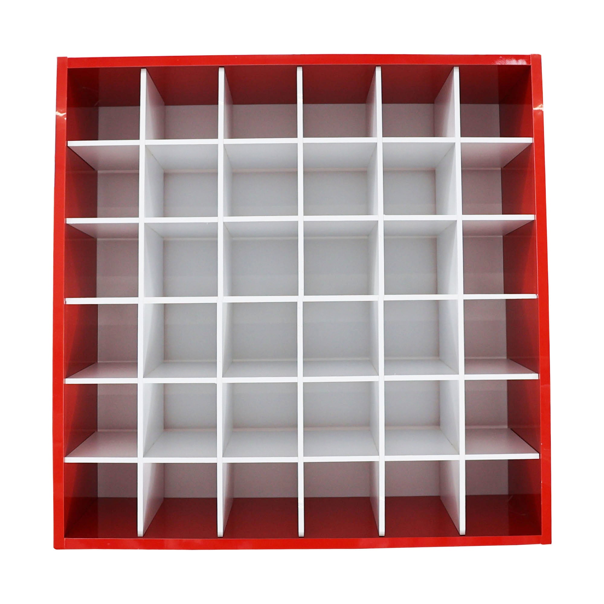 Storage Cabinet - Towel & Colour Organizer Shelf Red