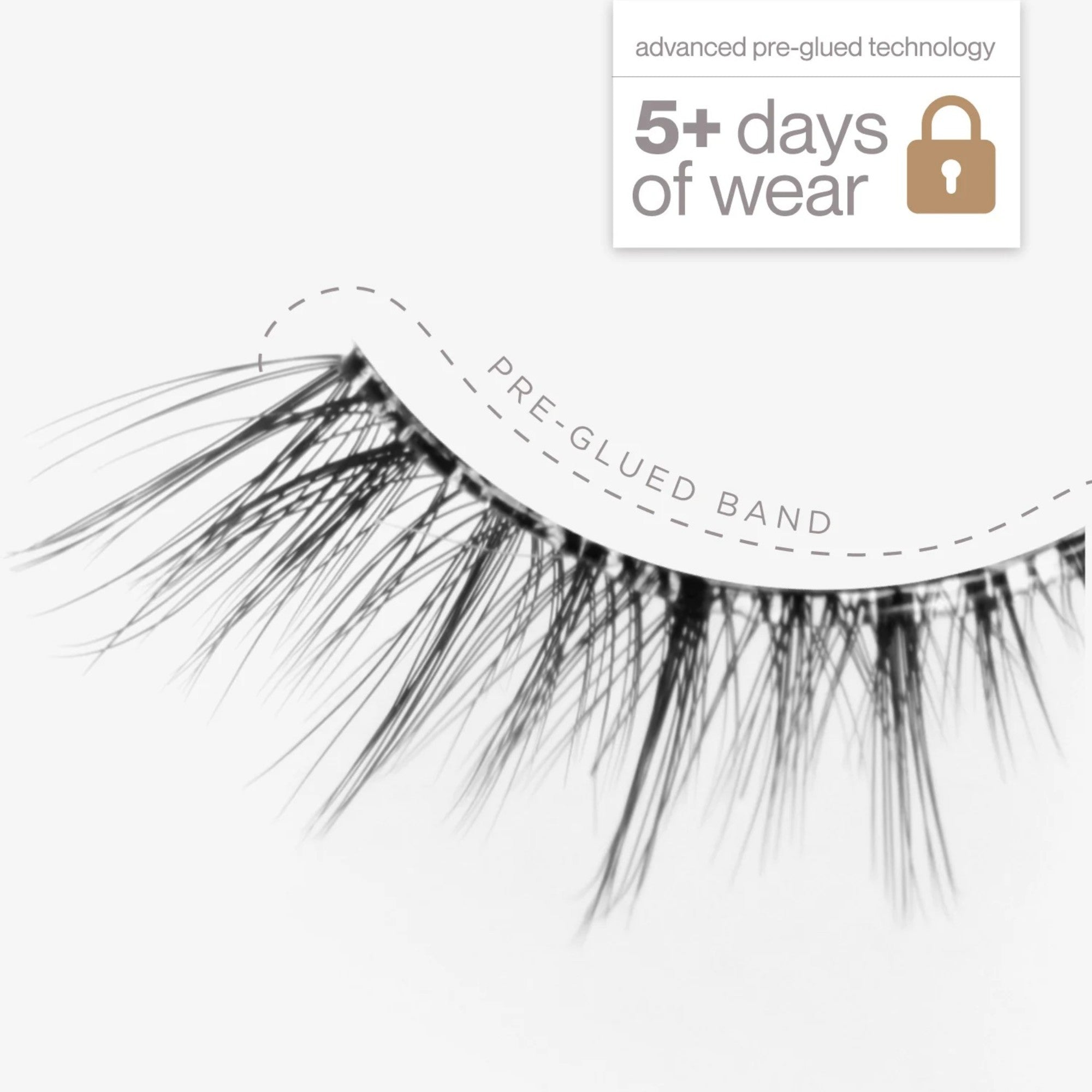 Tatti Lashes - Kika Pre-Glued Half Lashes