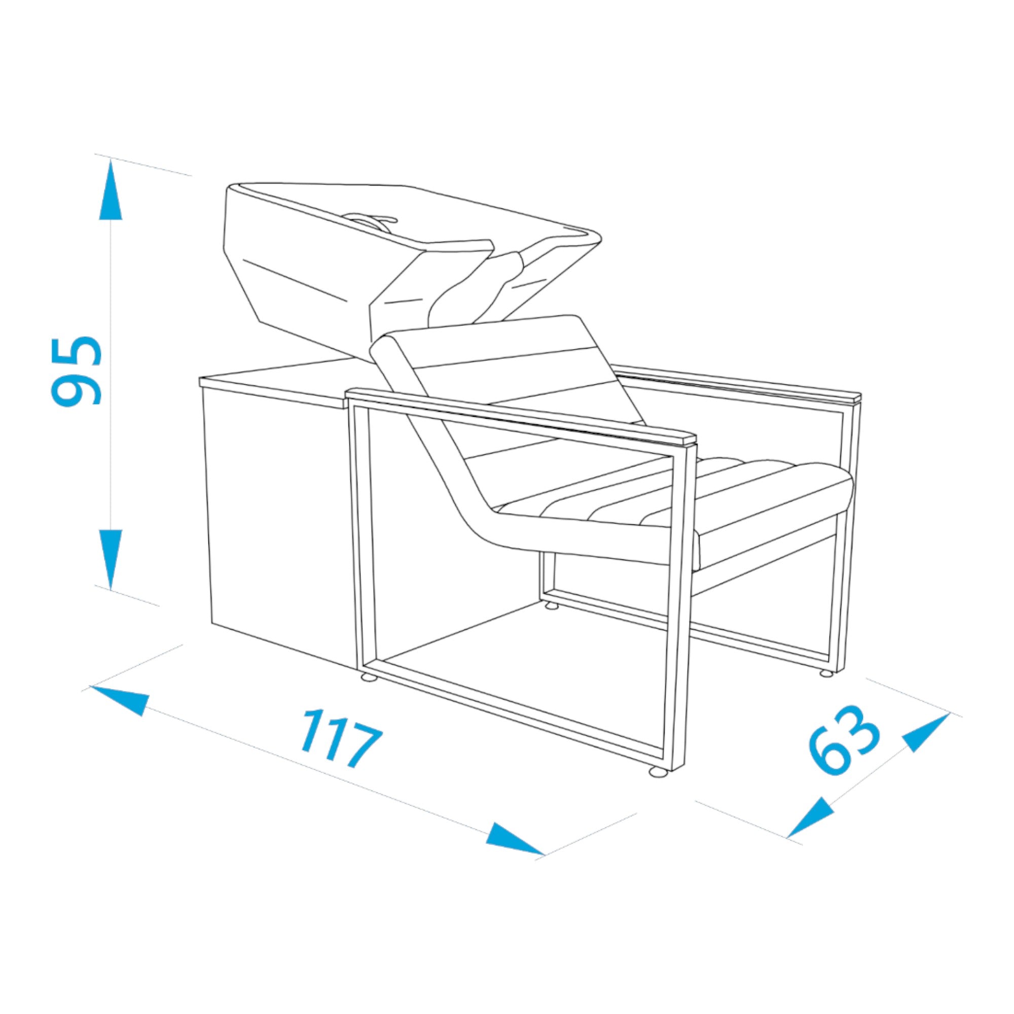 Alpeda - Tempo Salon Backwash Chair