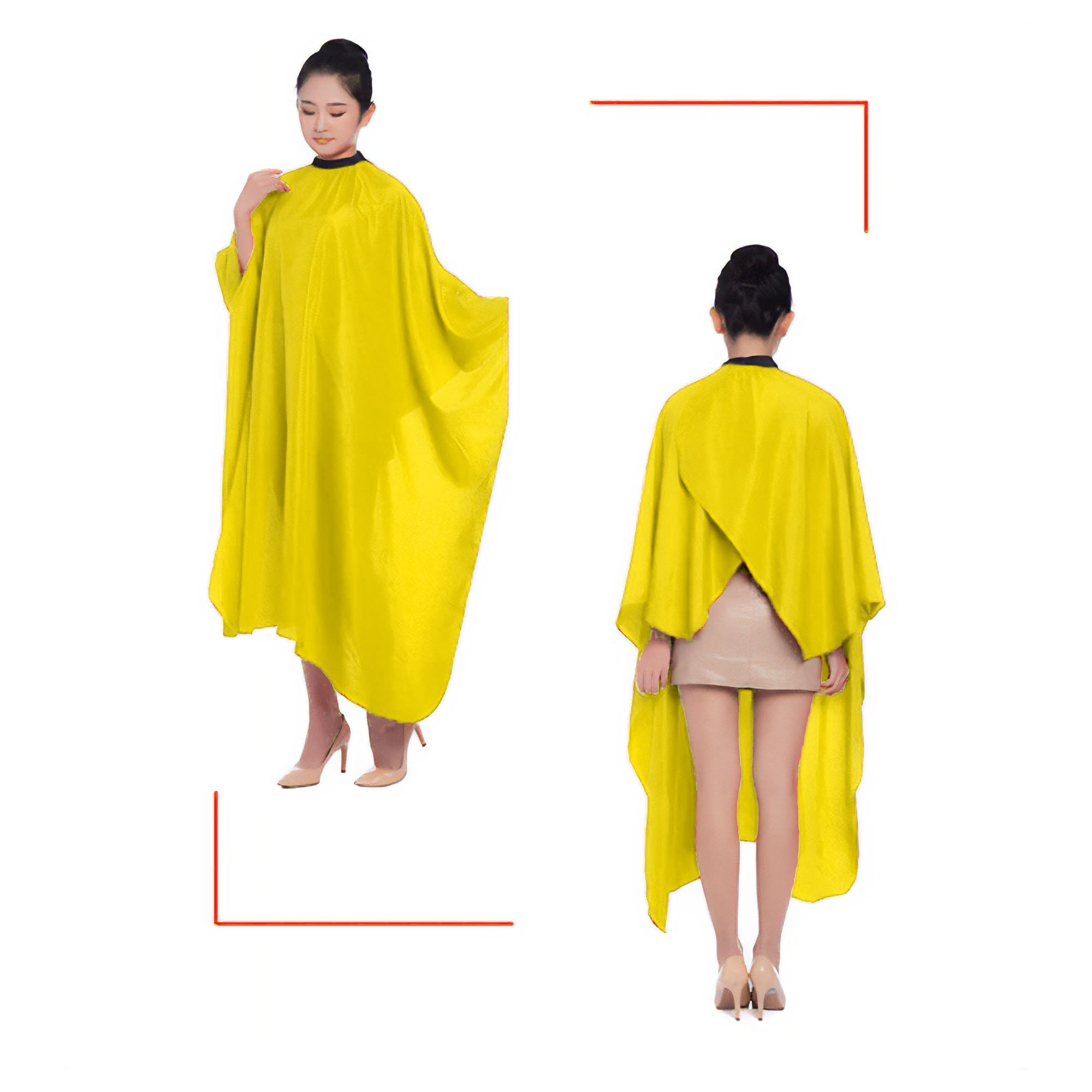 Eson - Barber Hairdressing Hair Cutting Capes & Gowns Yellow