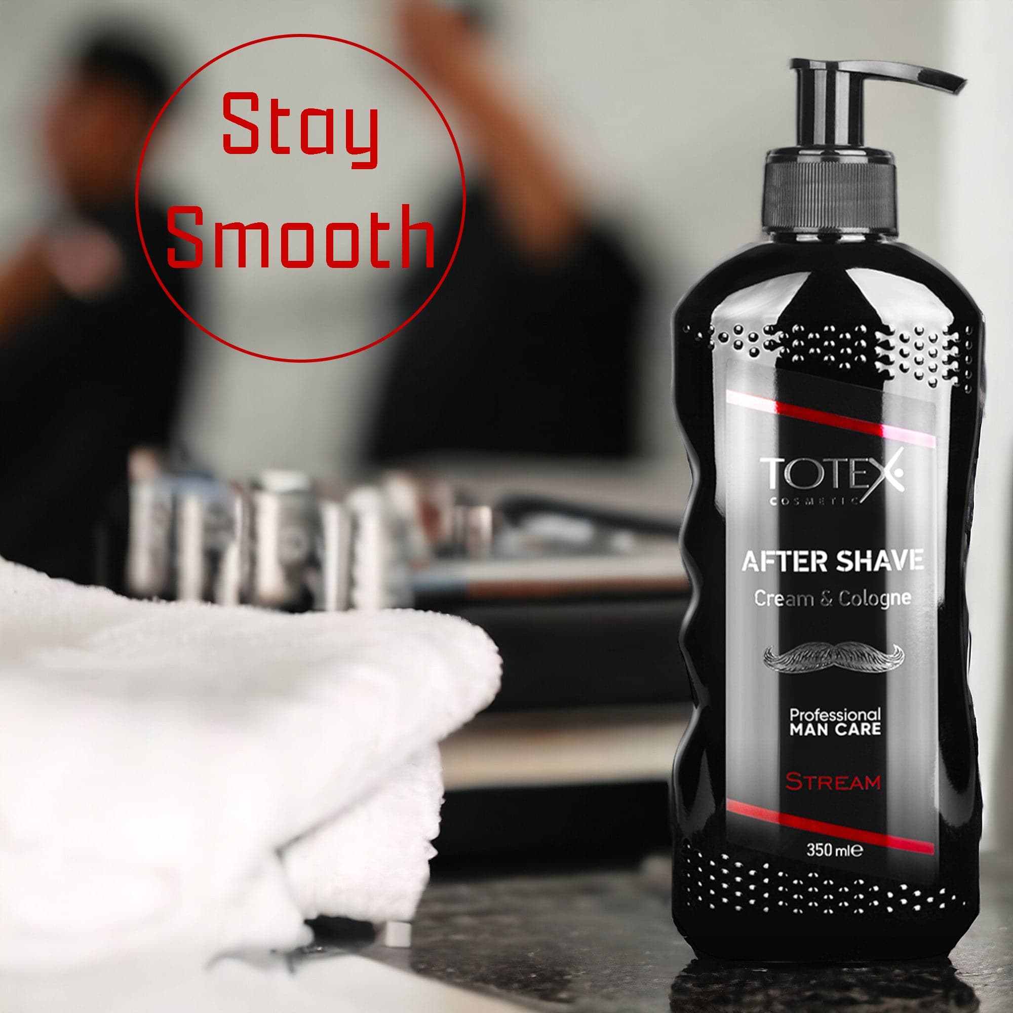Totex - After Shave Cream & Cologne Stream 350ml