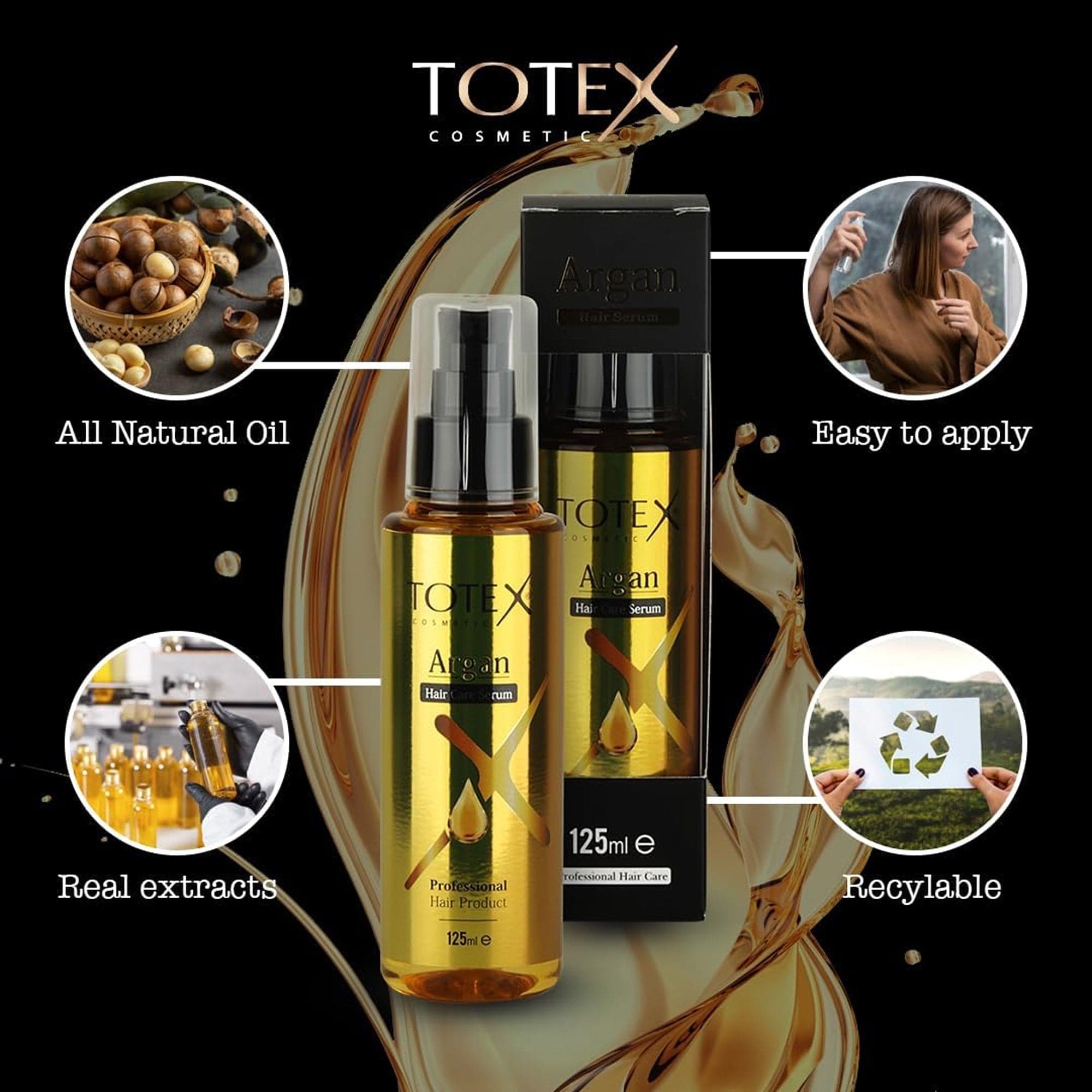 Totex - Hair Care Serum Argan 125ml