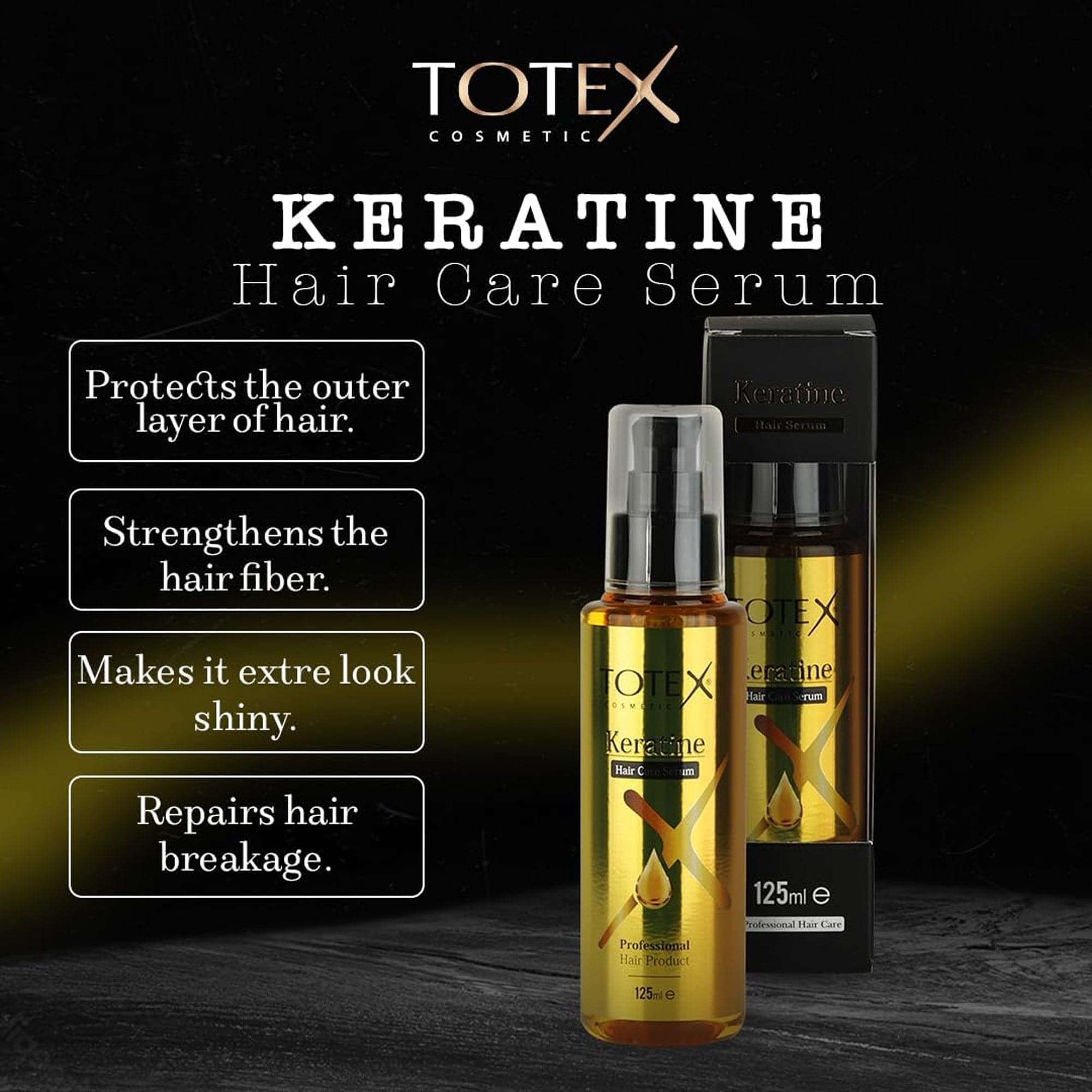 Totex - Hair Care Serum Keratin 125ml