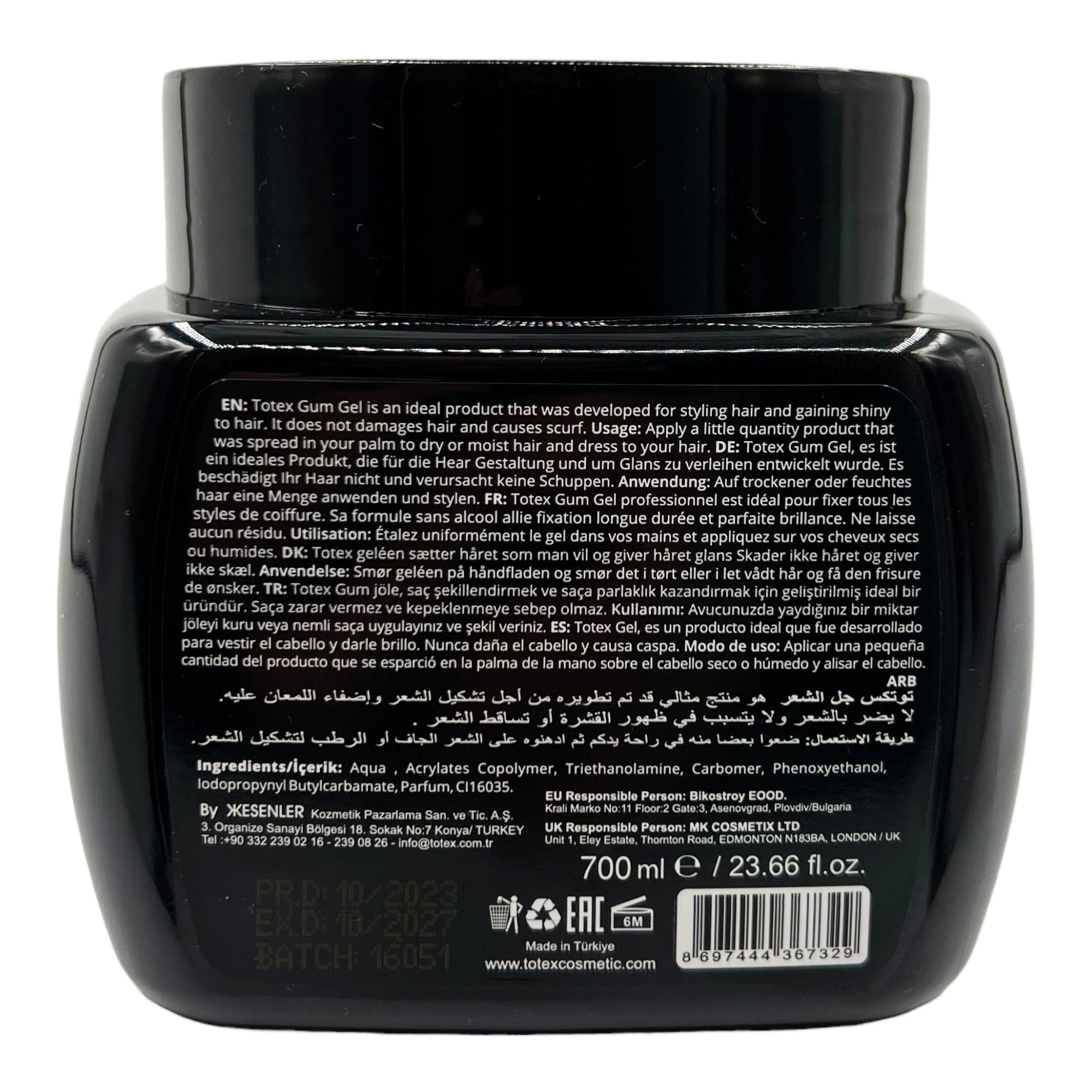 Totex - Hair Gel Gum 700ml