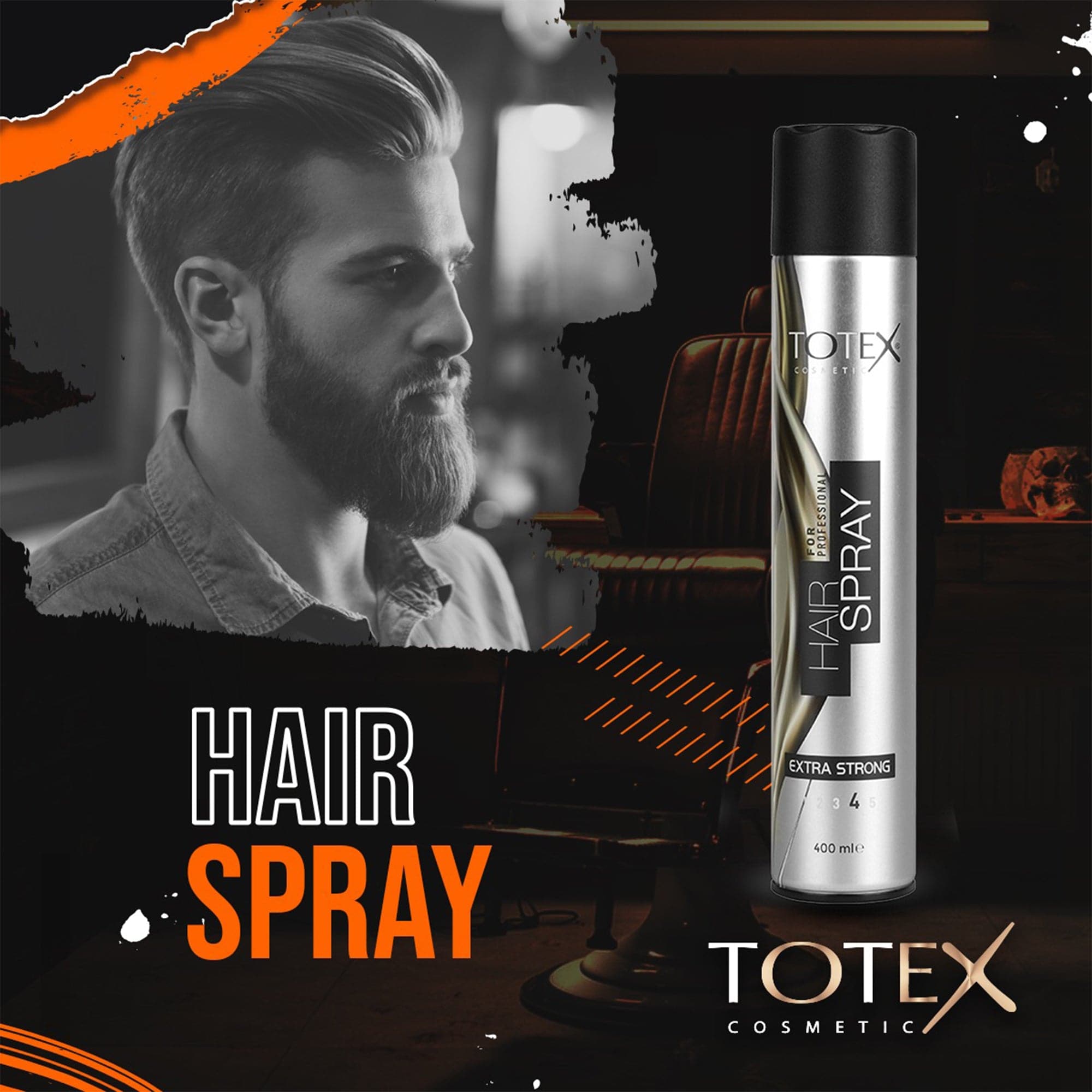Totex - Hair Spray Extra Strong 400ml