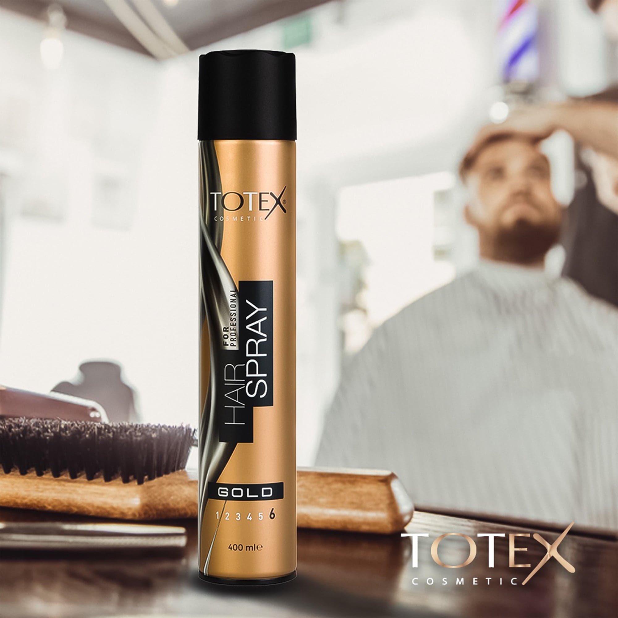 Totex - Hair Spray Gold Supreme Hold 400ml