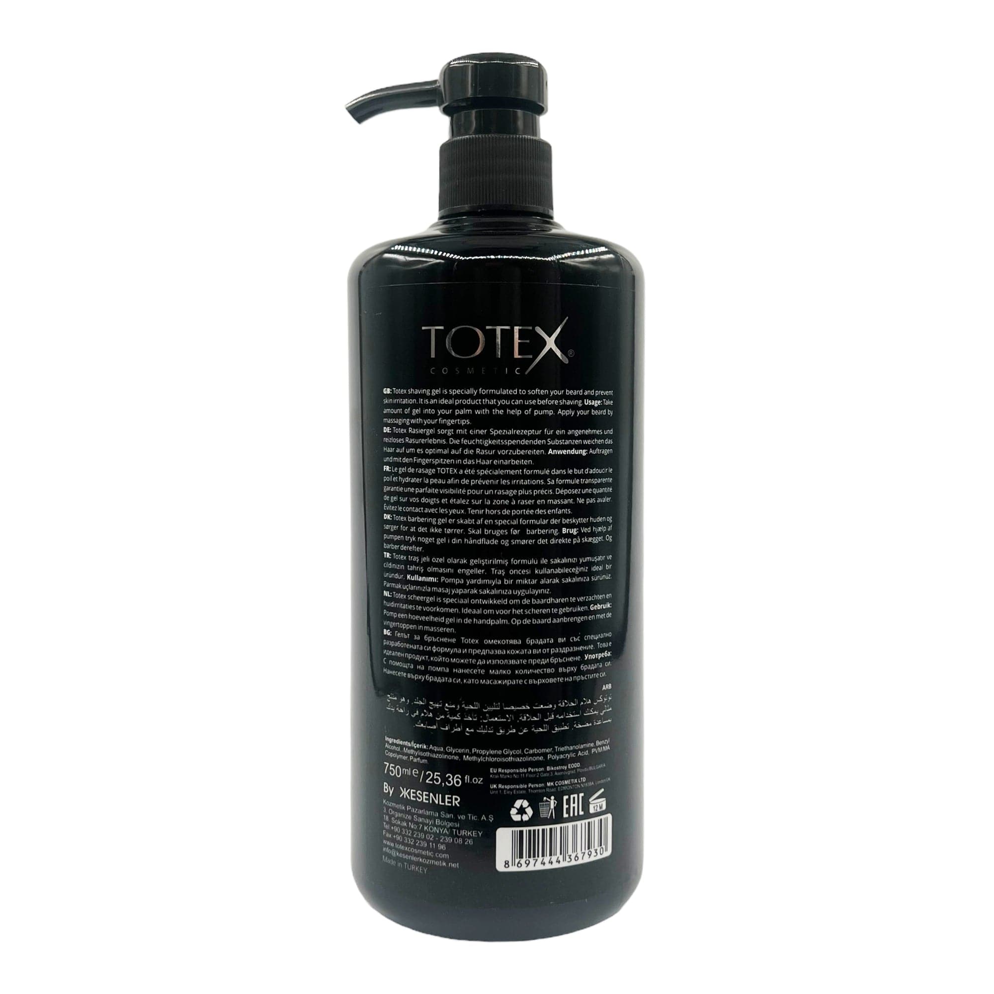 Totex - Shaving Gel Sensitive 750ml