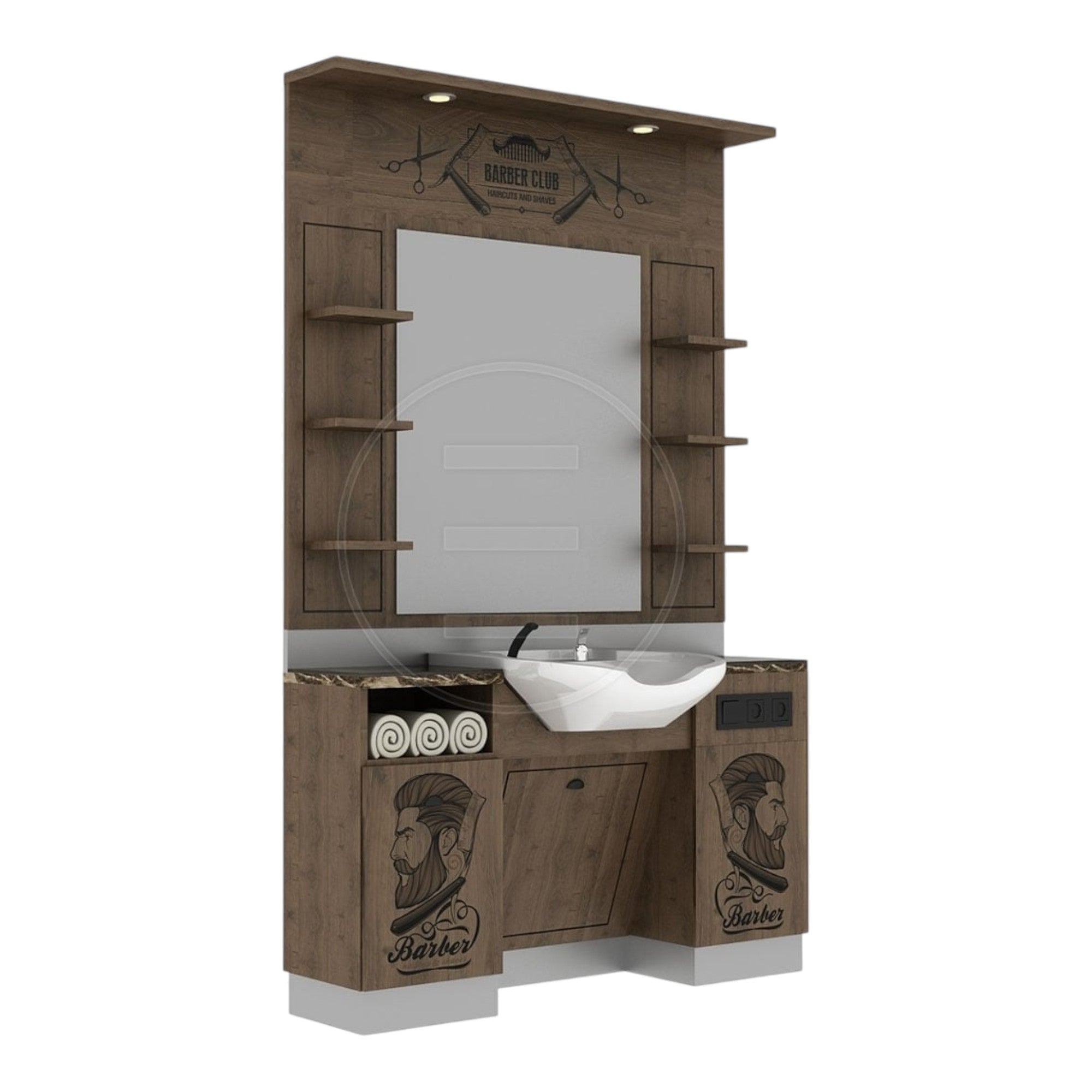 Alpeda - Truva Dark Man Barber Station