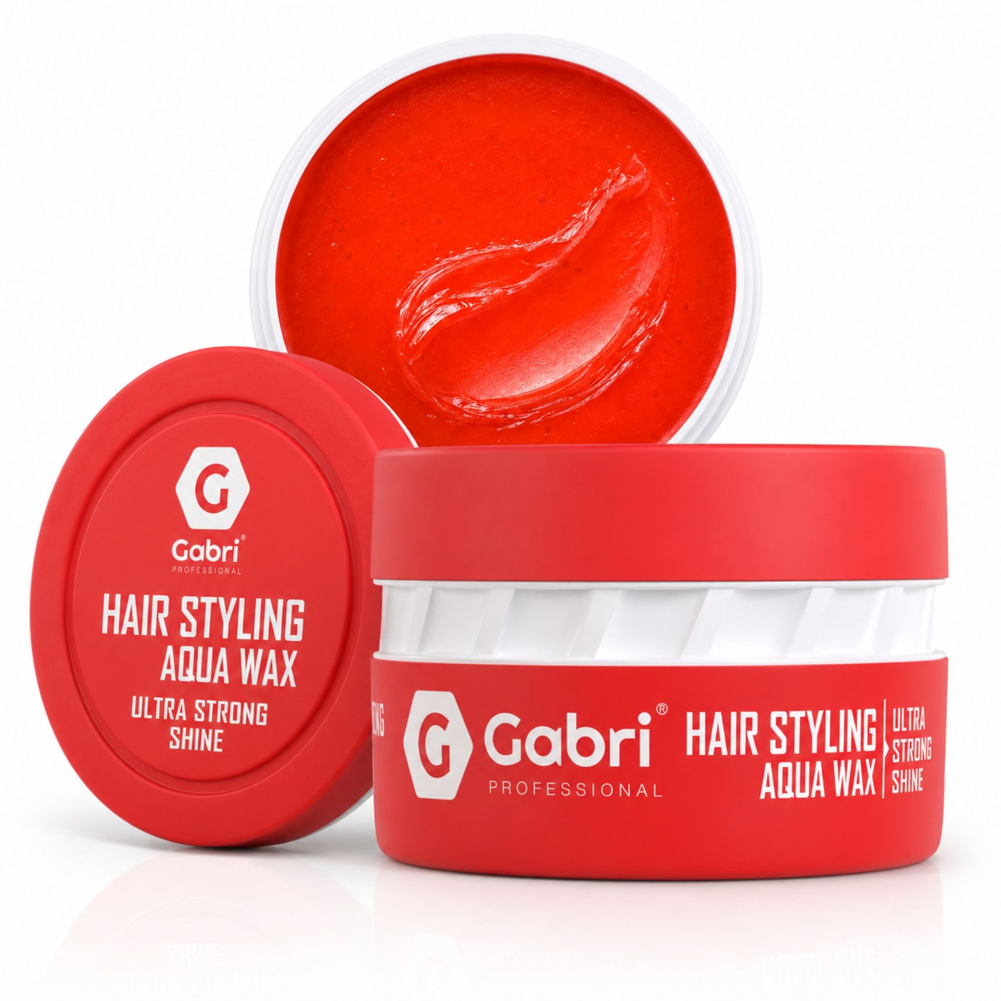 Gabri Professional - Hair Styling & Grooming Gift Set with Reusable Hair Stylist Bag 7 Piece Set Red
