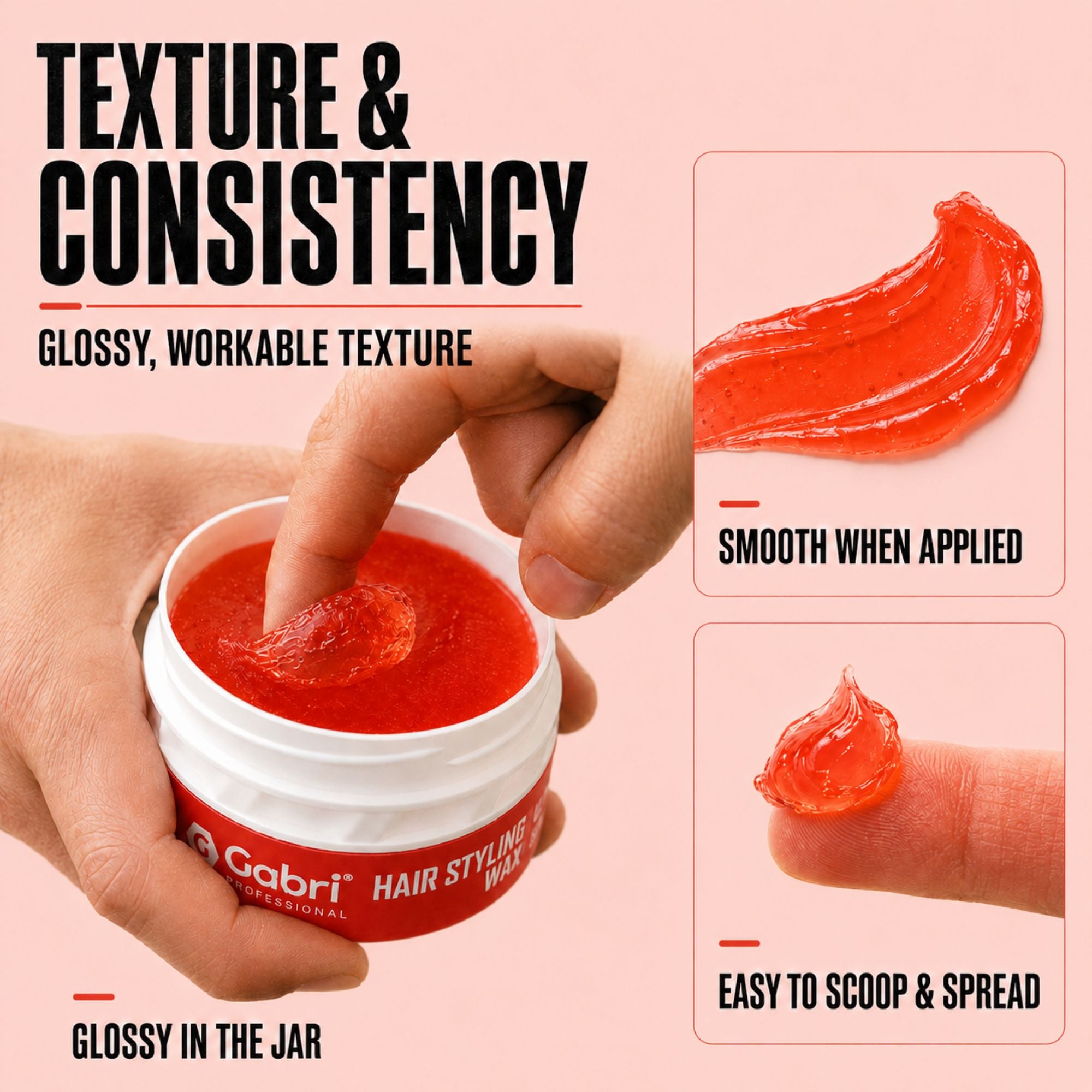 Gabri Professional - Hair Styling Aqua Wax Ultra Strong Shine 150ml