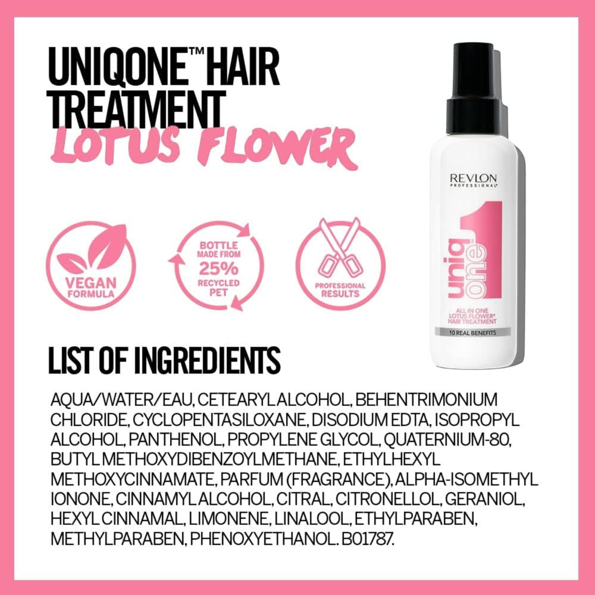 Revlon Professional - UniqOne Lotus Flower Hair Treatment 150ml