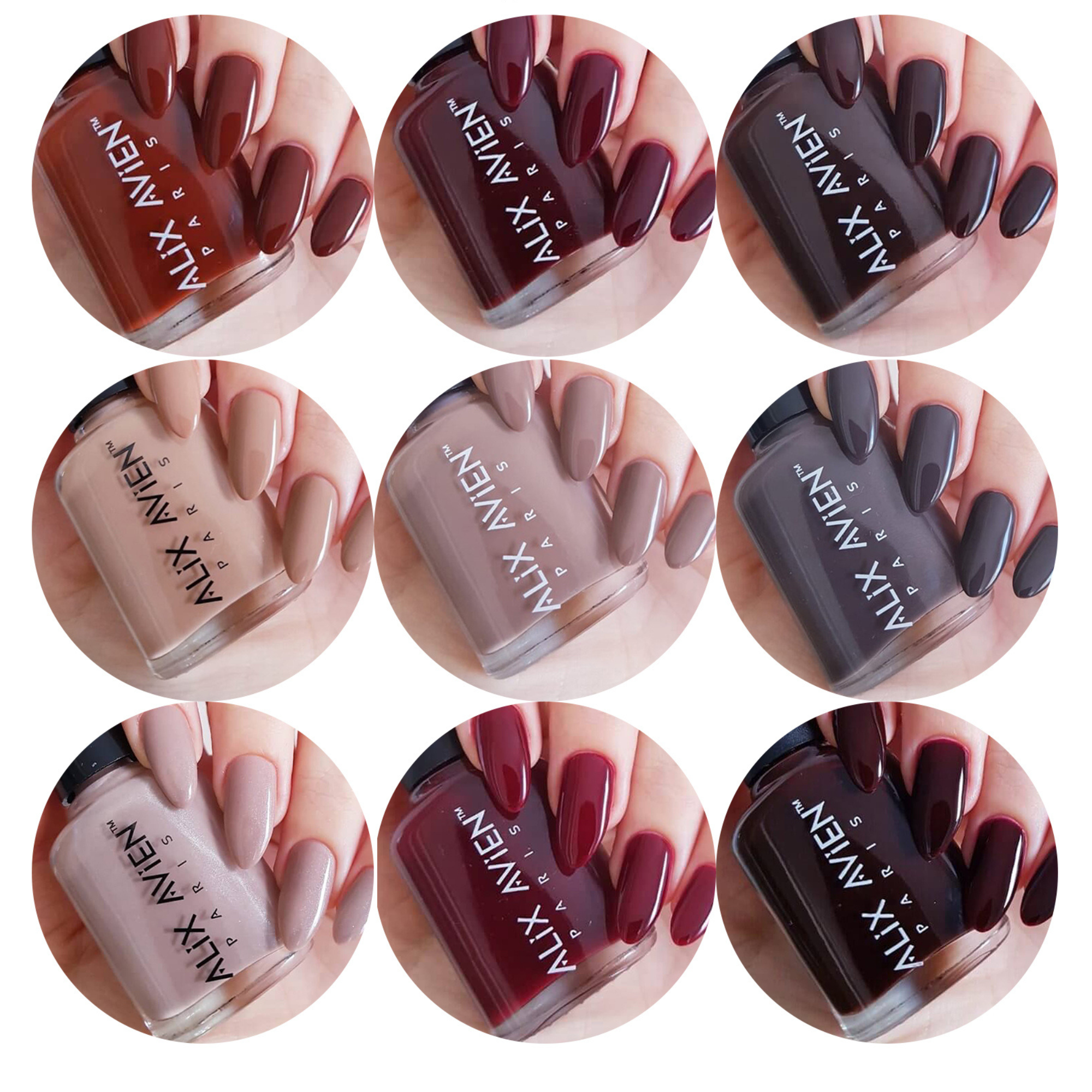 Alix Avien Nail Polish Chocolate Love Collection