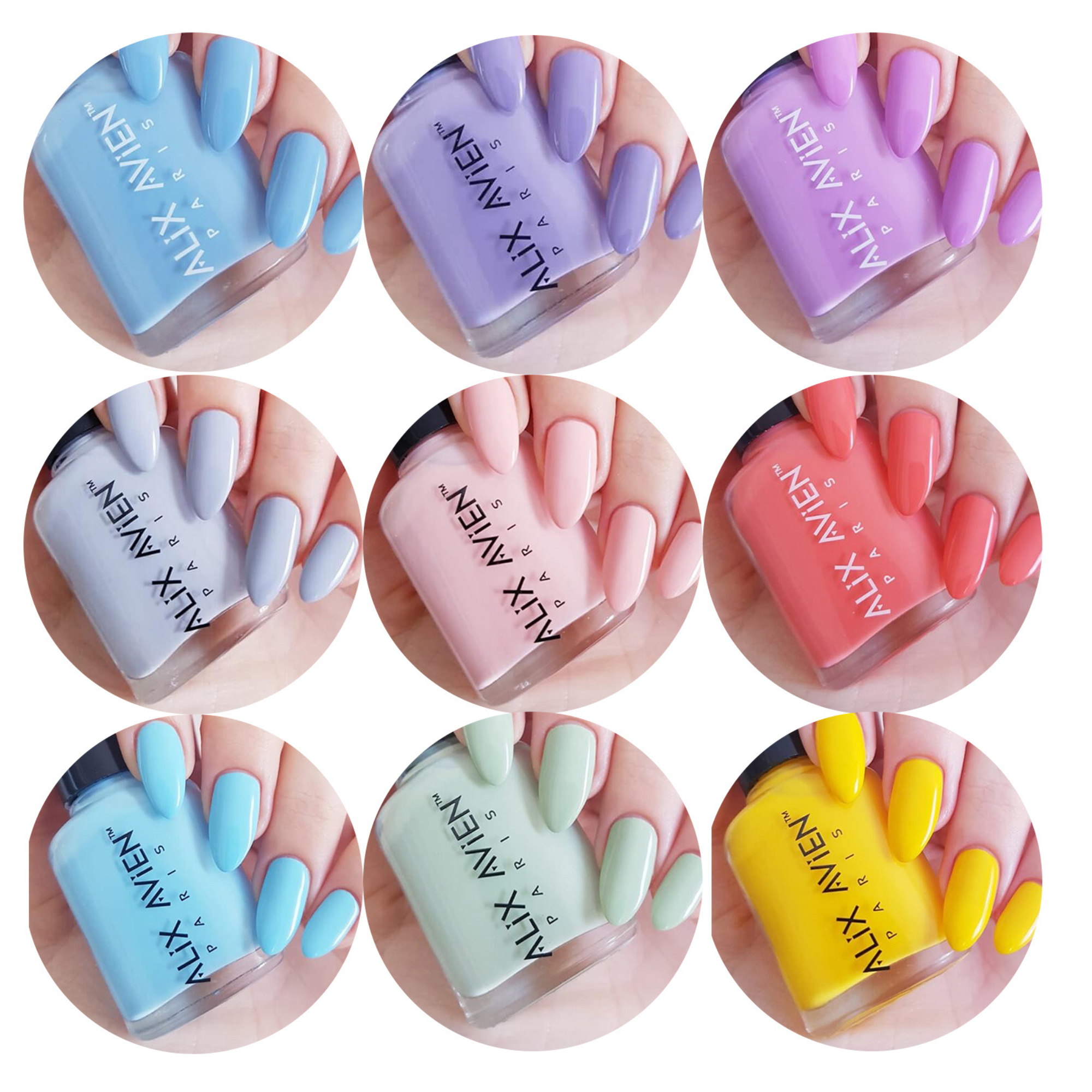 Alix Avien Nail Polish Pastel Collection