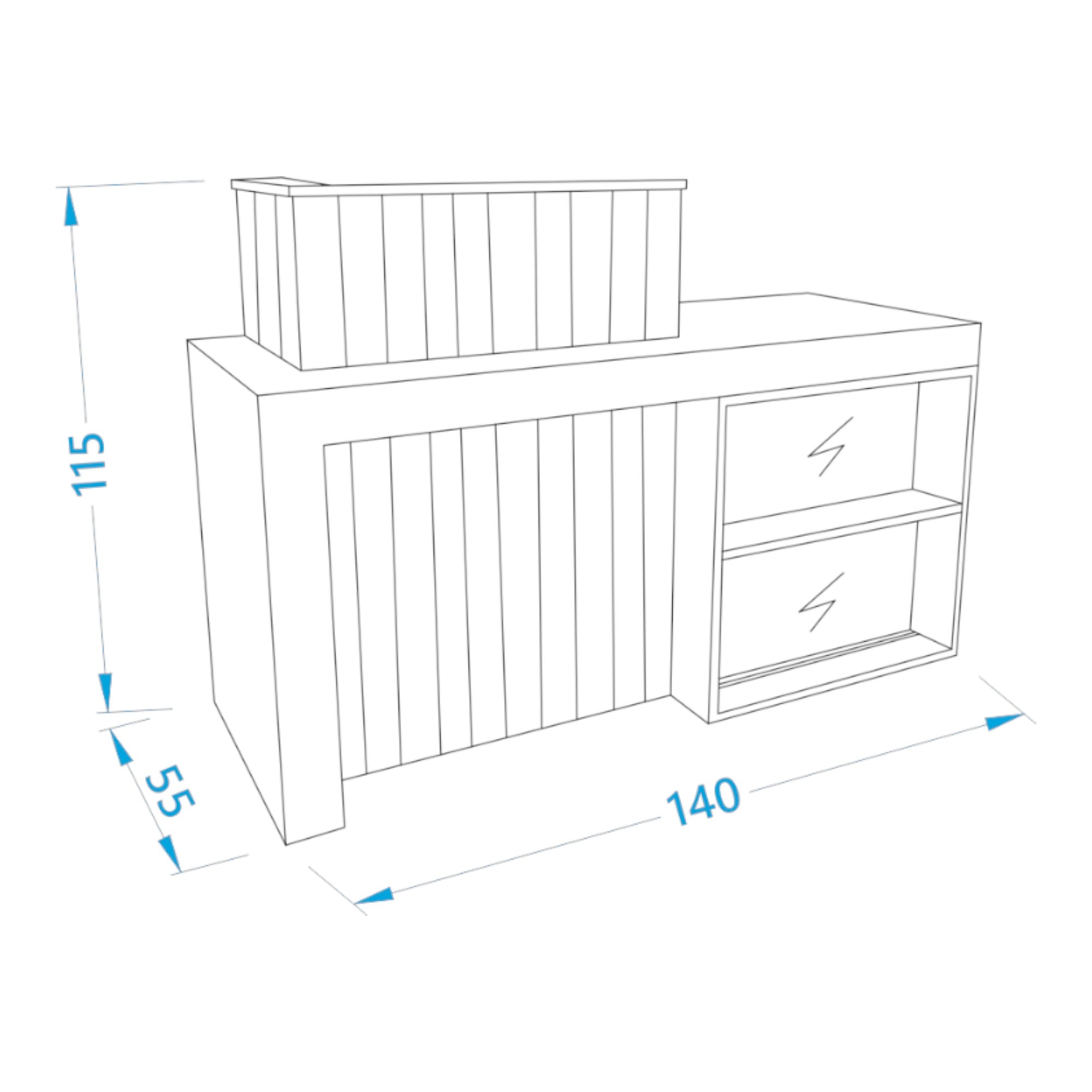 Alpeda - Verga Reception Desk