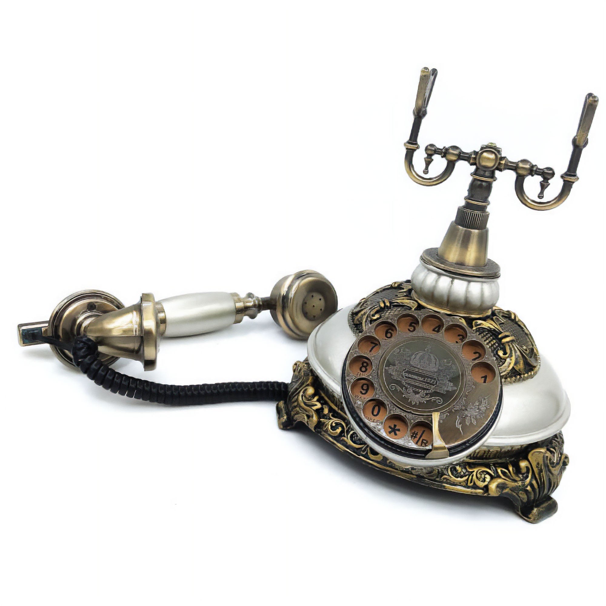Eson - Vintage Corded Antique Dial Classic Landline Telephone