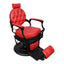 Barber Chair - Vintage Style Red & Black Accents