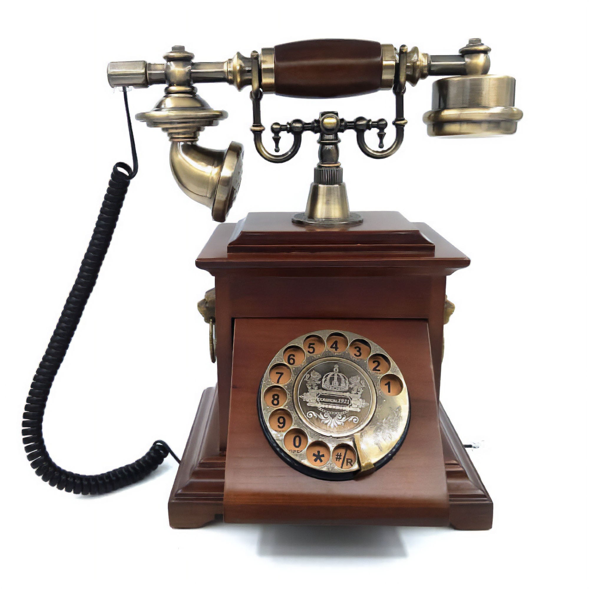 Eson - Vintage Corded Antique Dial Classic Landline Telephone