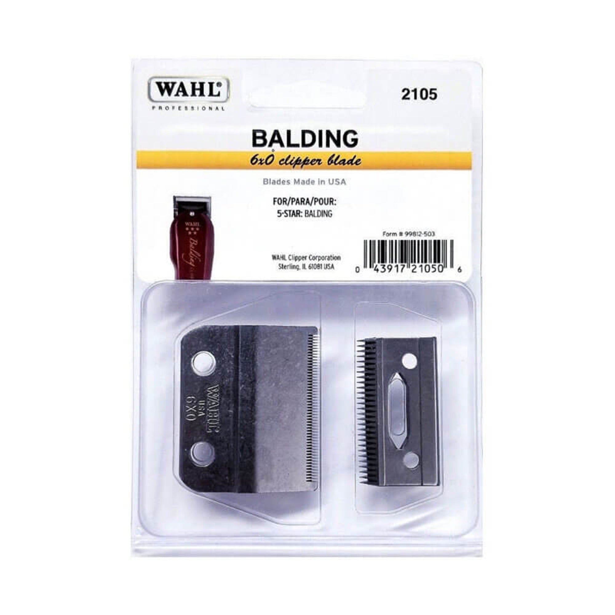 Wahl - Balding 6×0 Clipper Blade 2105