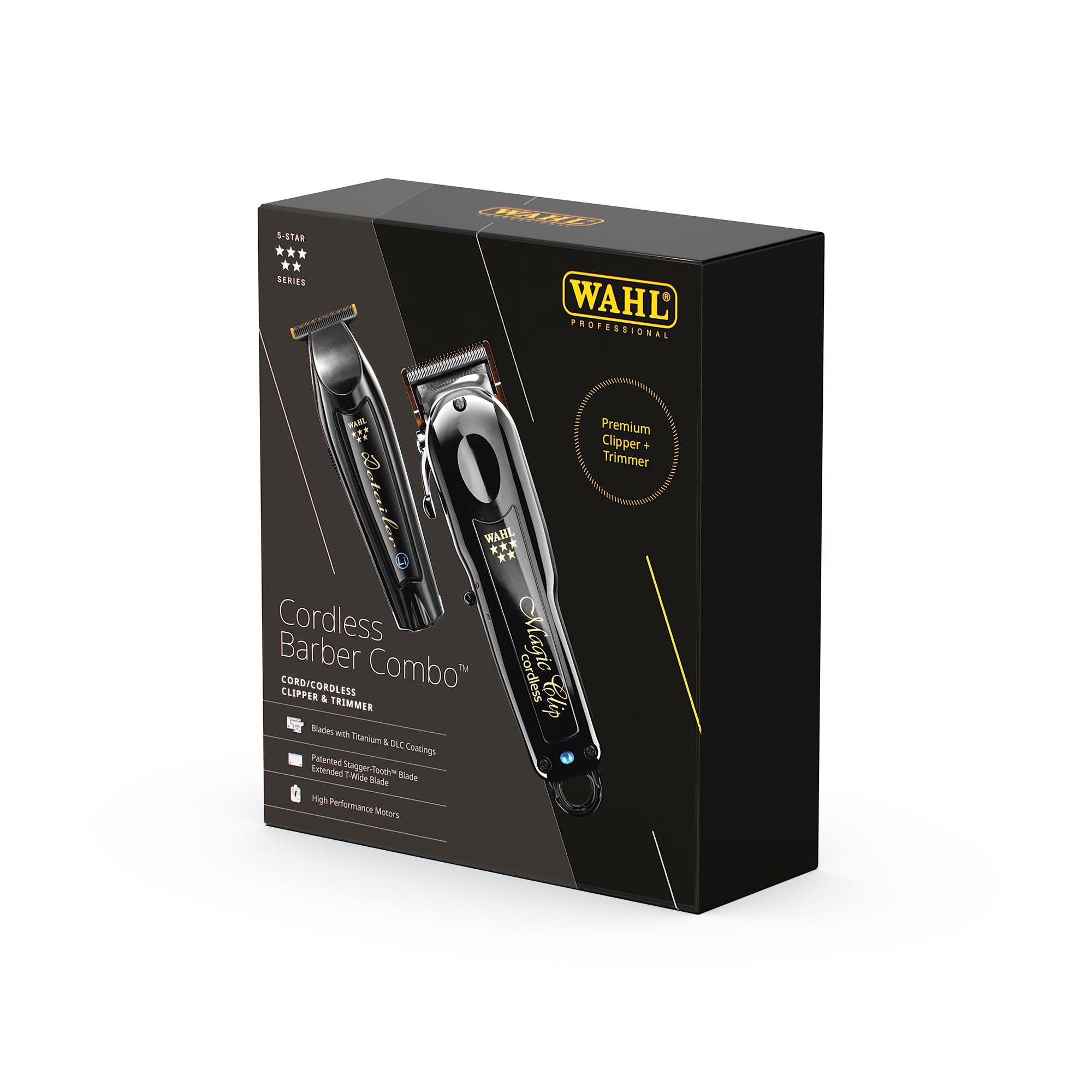 Wahl - Barber Combo 5 Star Cordless Magic Clip & Detailer Li