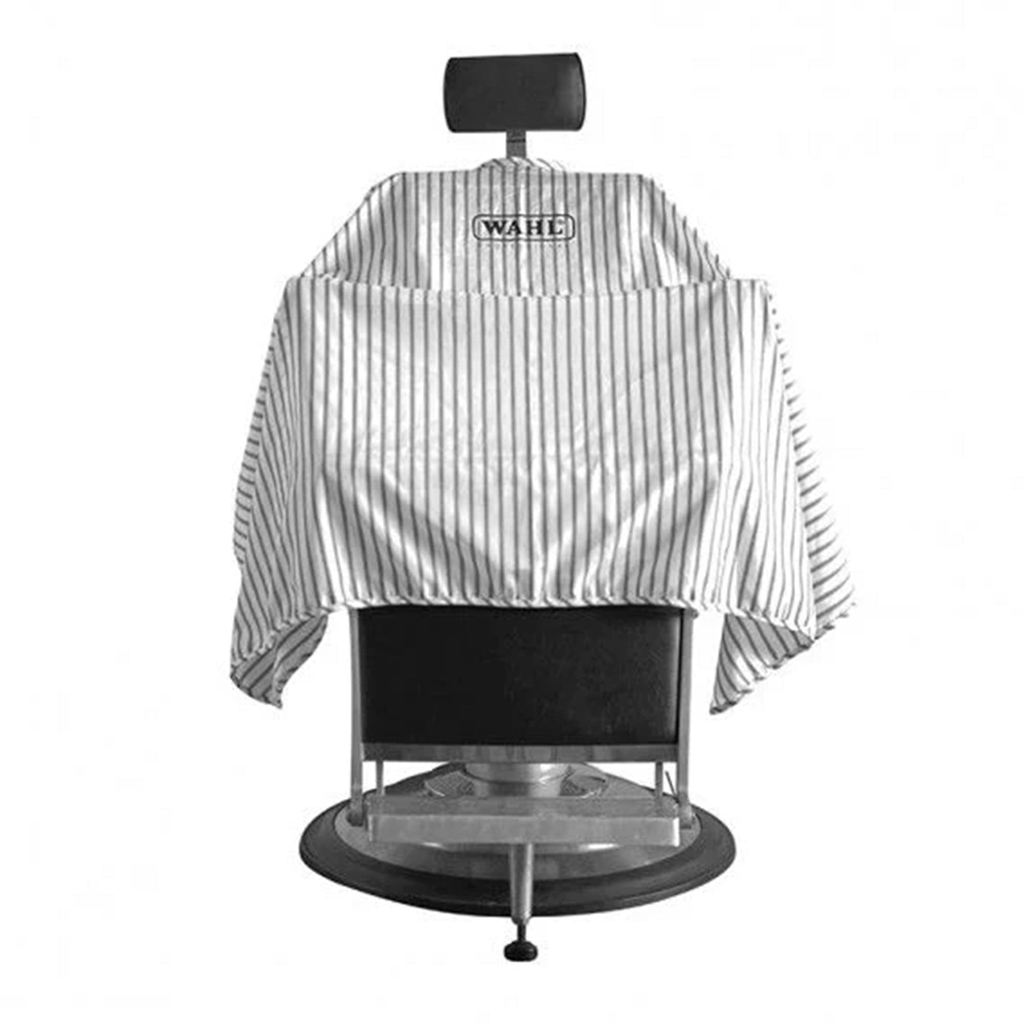 Wahl - Barber Hairdressing Hair Cutting Cape & Gown Black & White Stripes